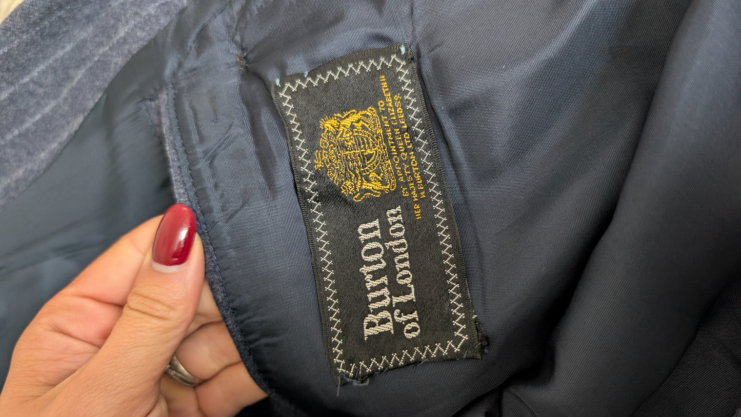 Tailleur pure laine 70s Burton T38