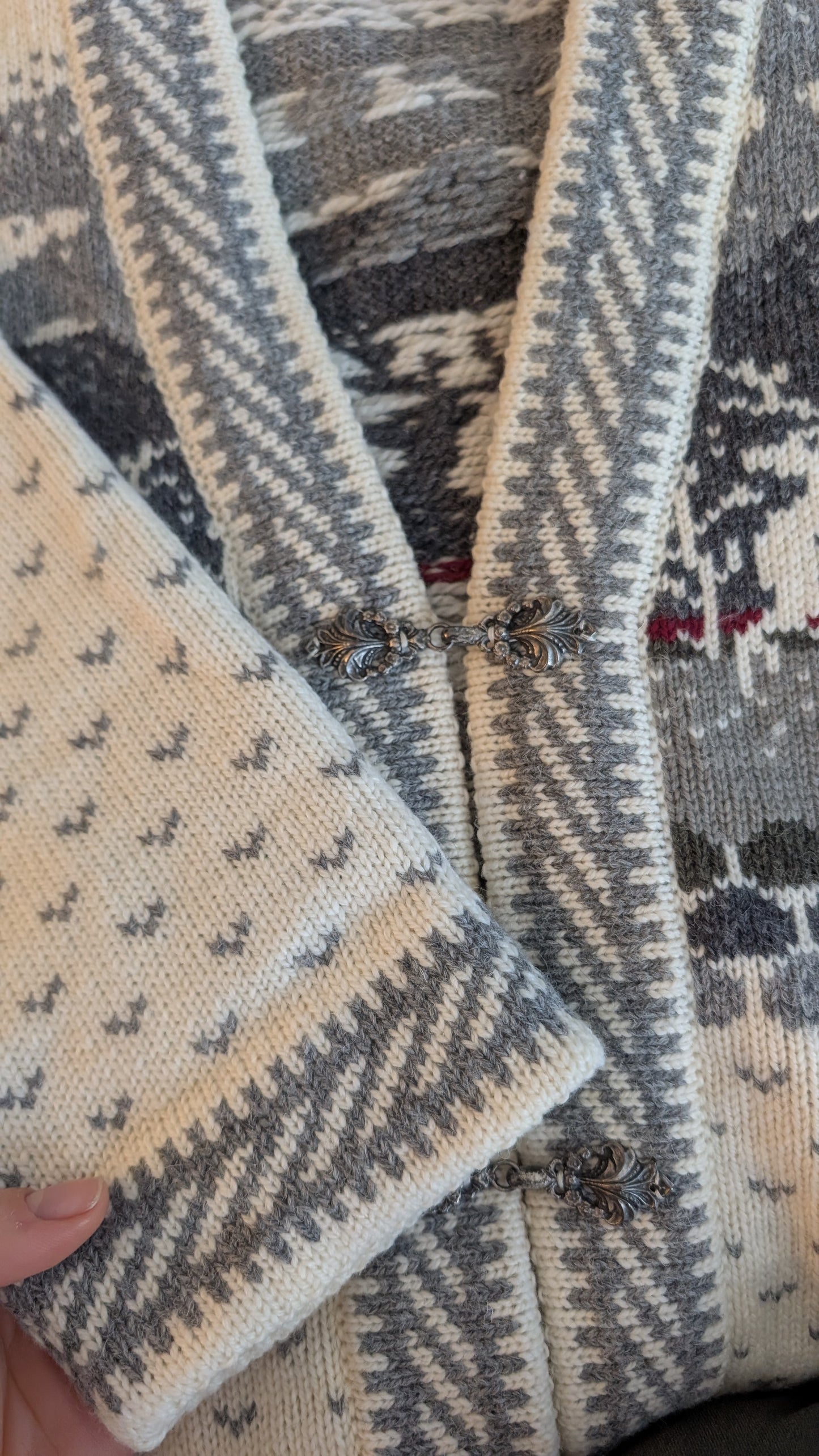 Cardigan finlandais pure laine du 34 au 42