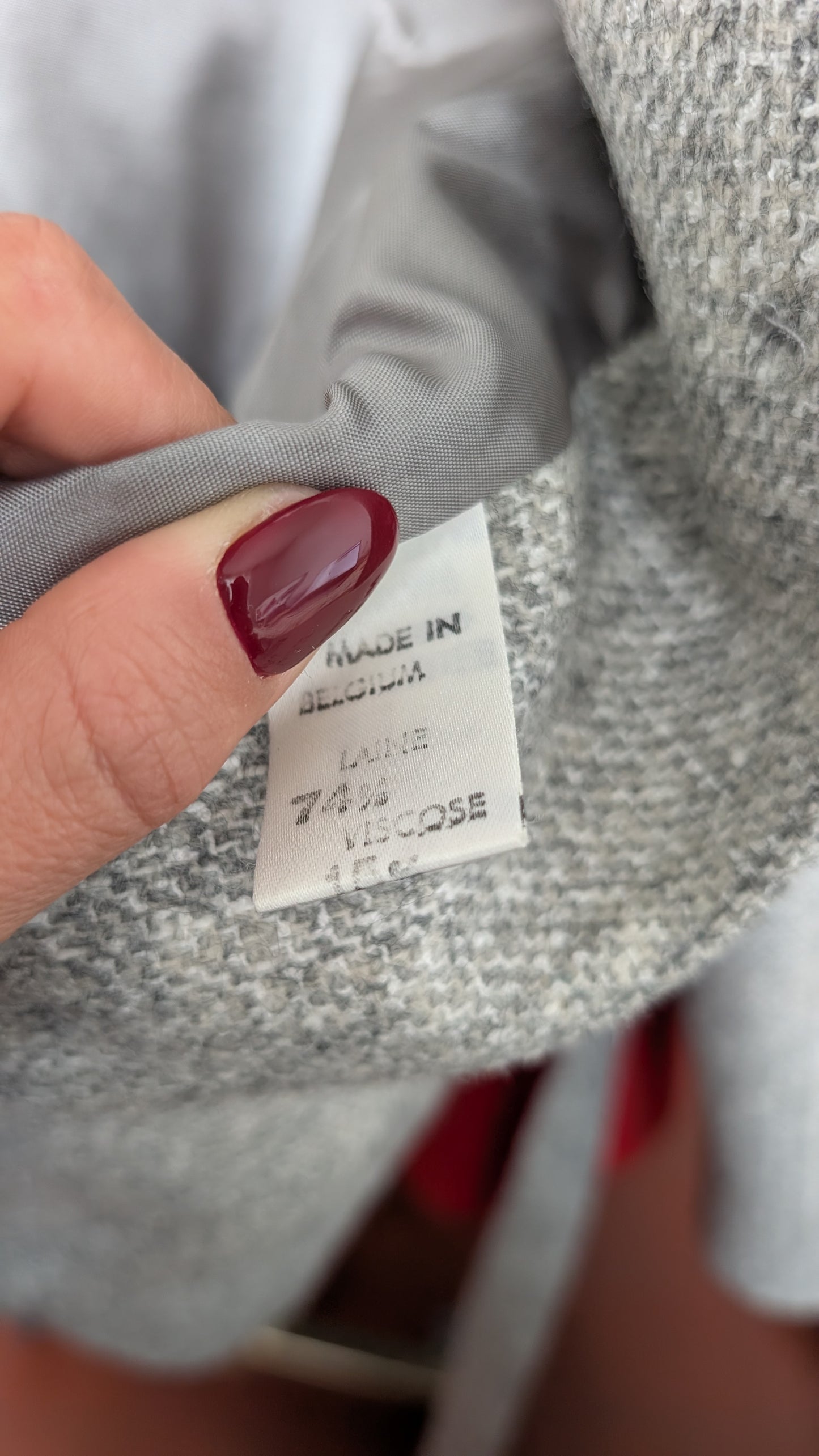 Veste laine 80s T38