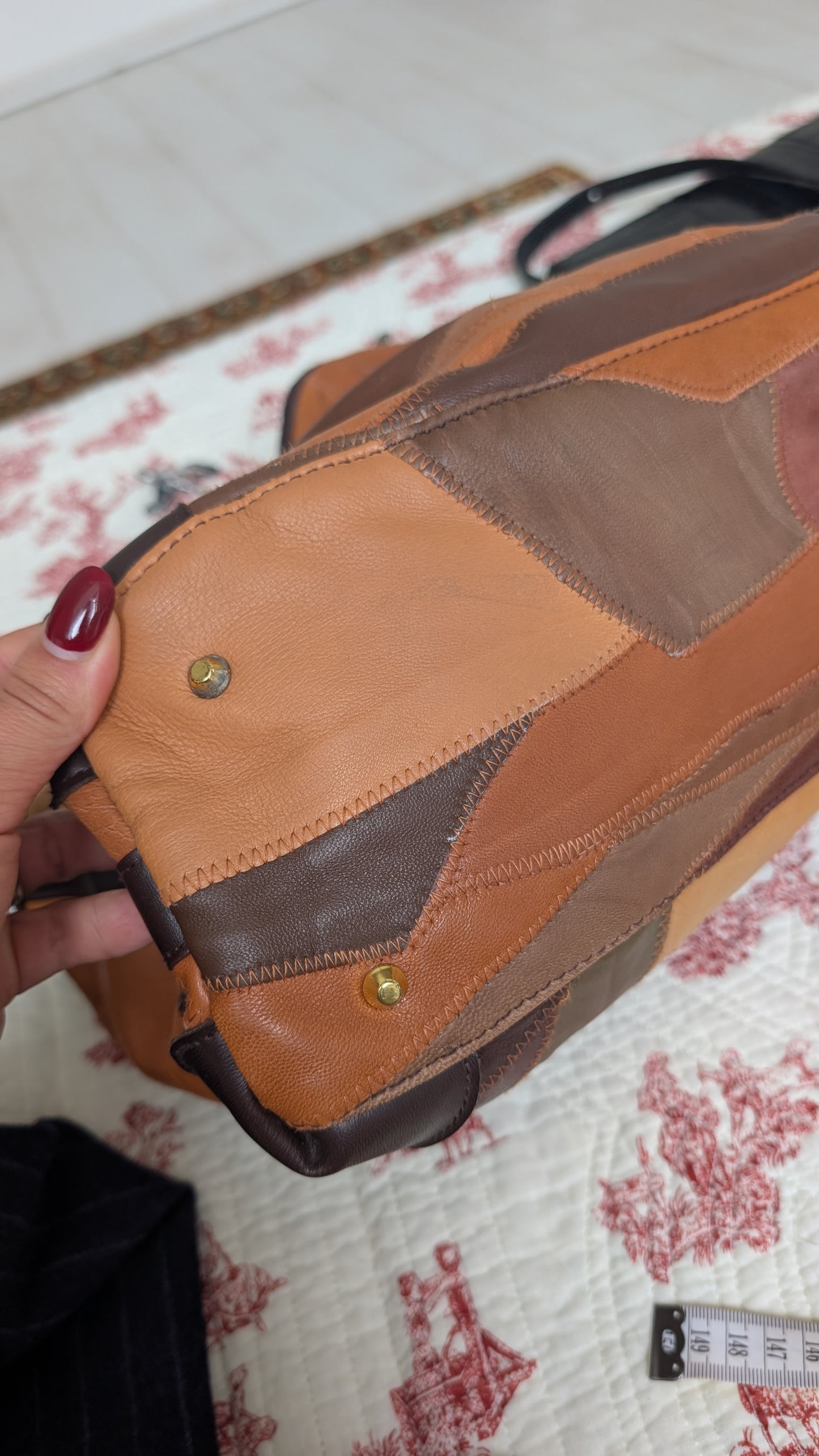 Sac seau cuir agneau