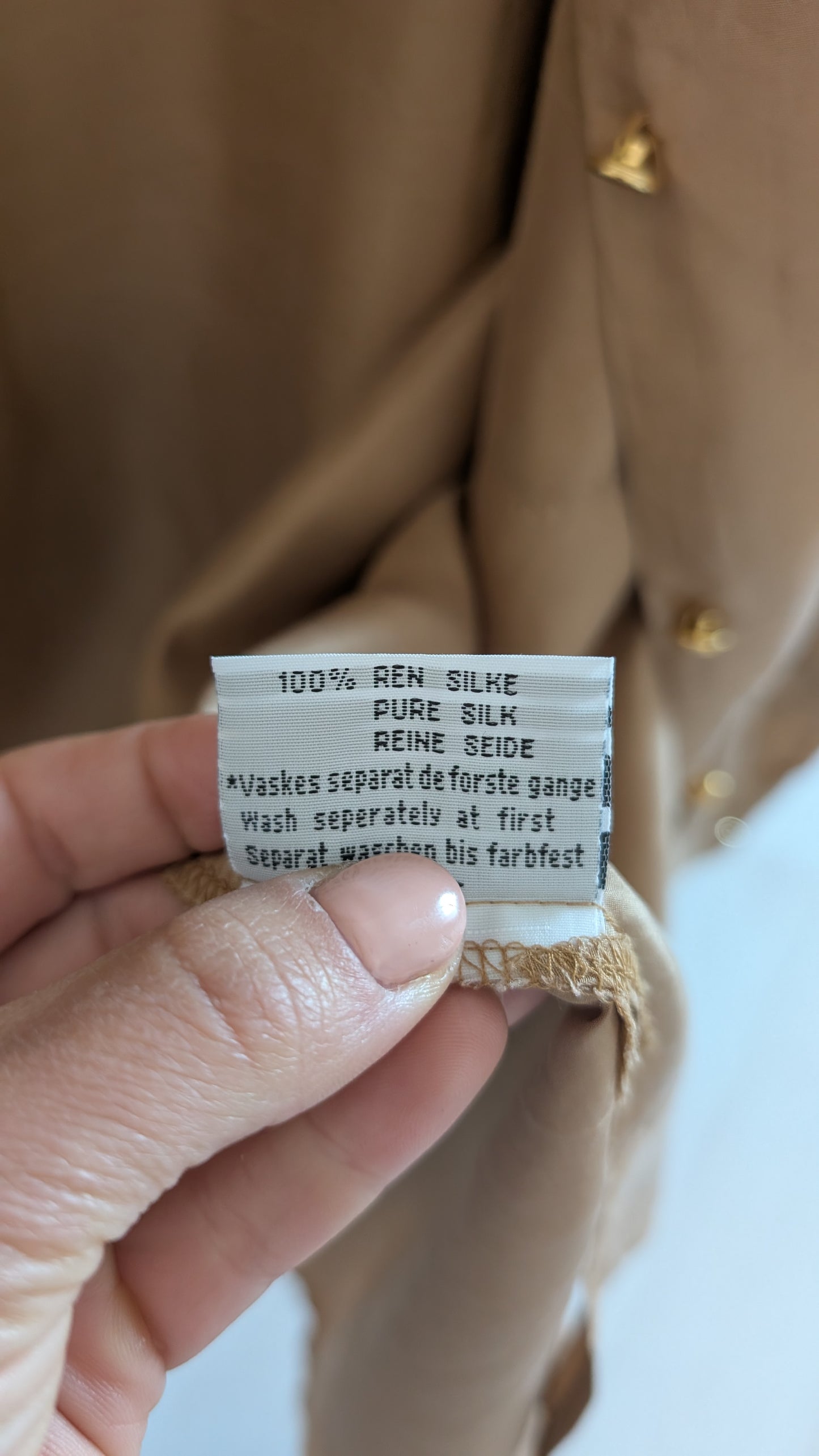 Blouse soie 1990 du 34 au 44