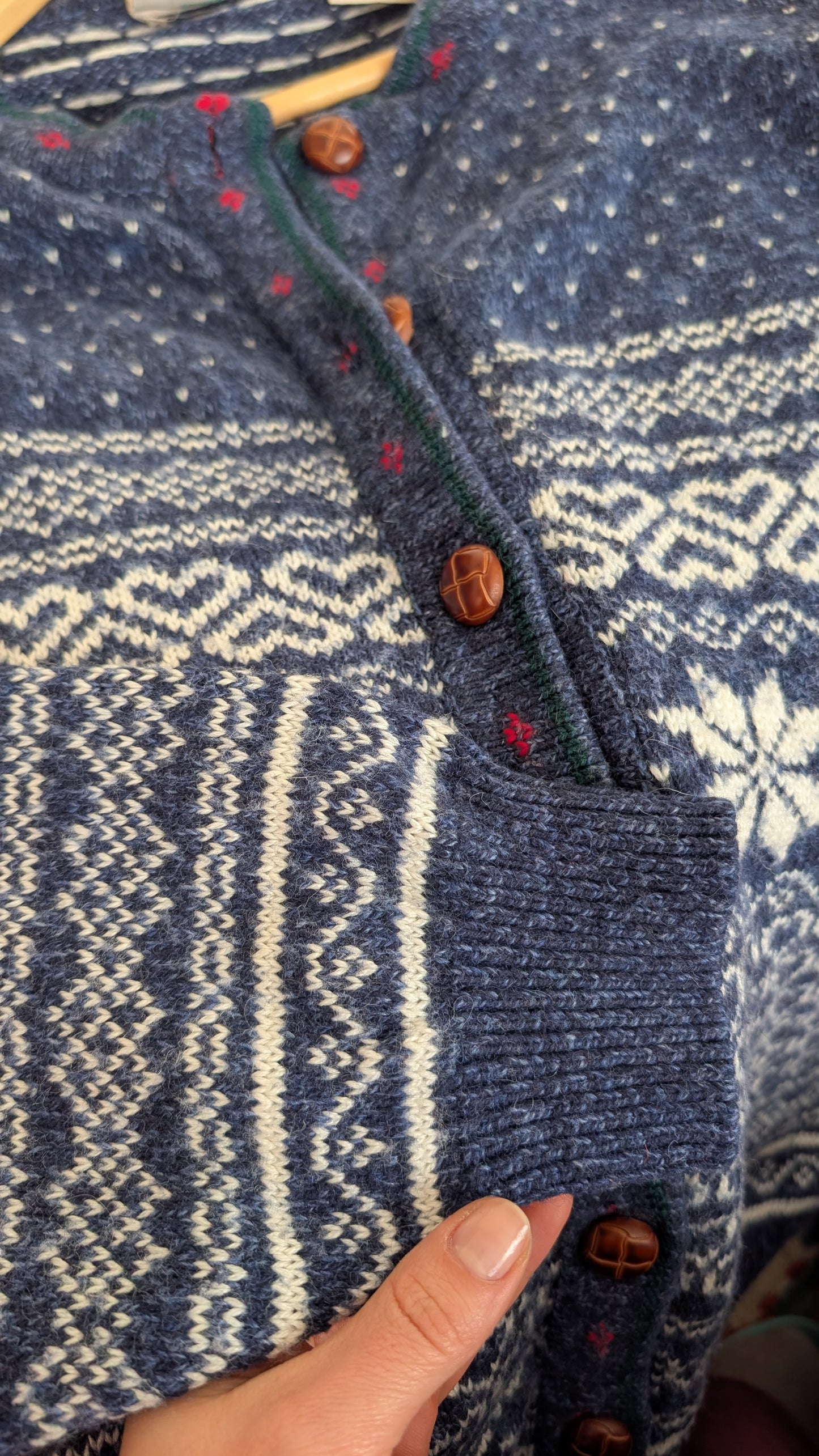 Cardigan d'hiver laine et coton jusqu'à un 44