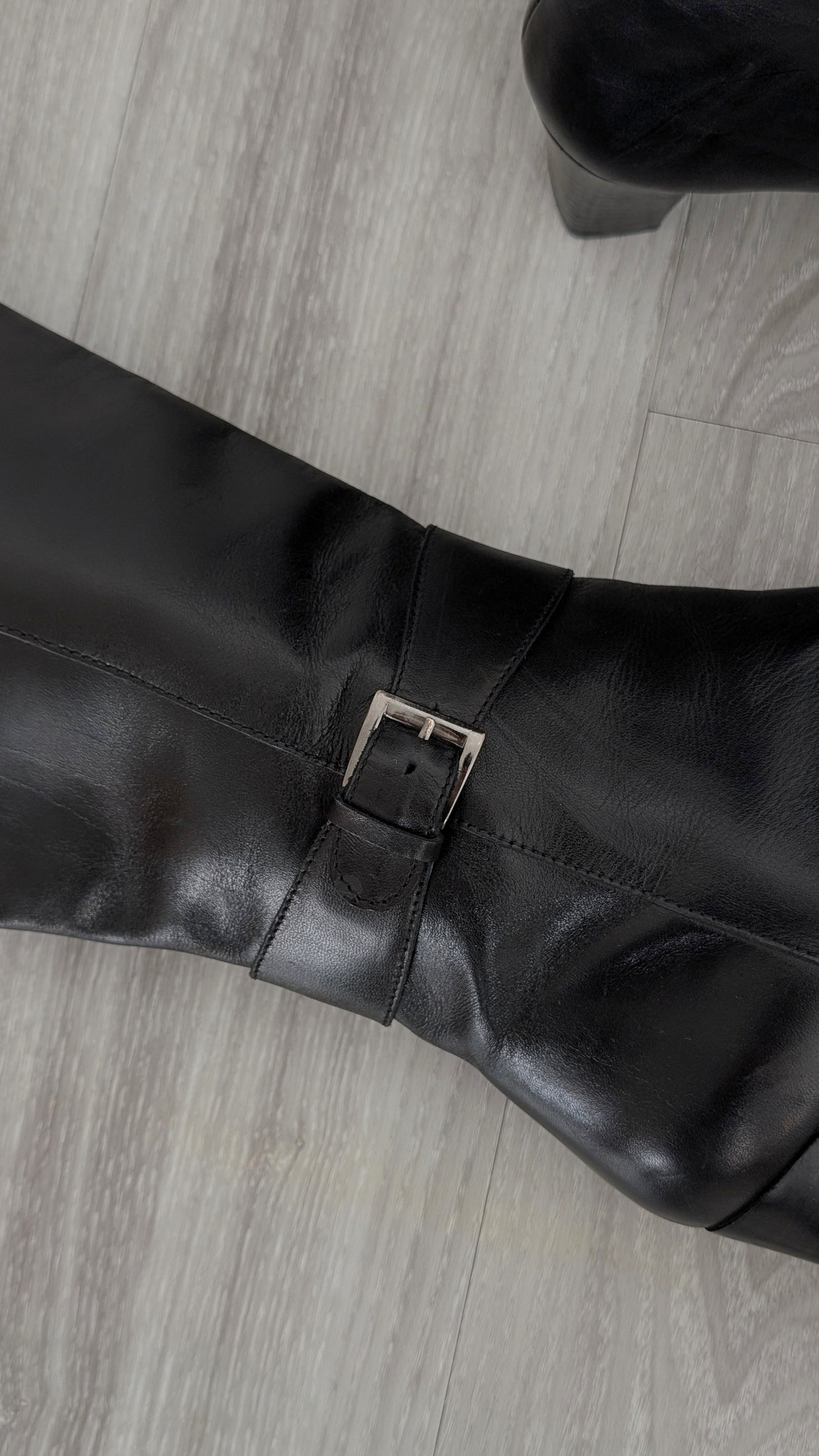 Bottes hautes cuir pointure 39.5/40