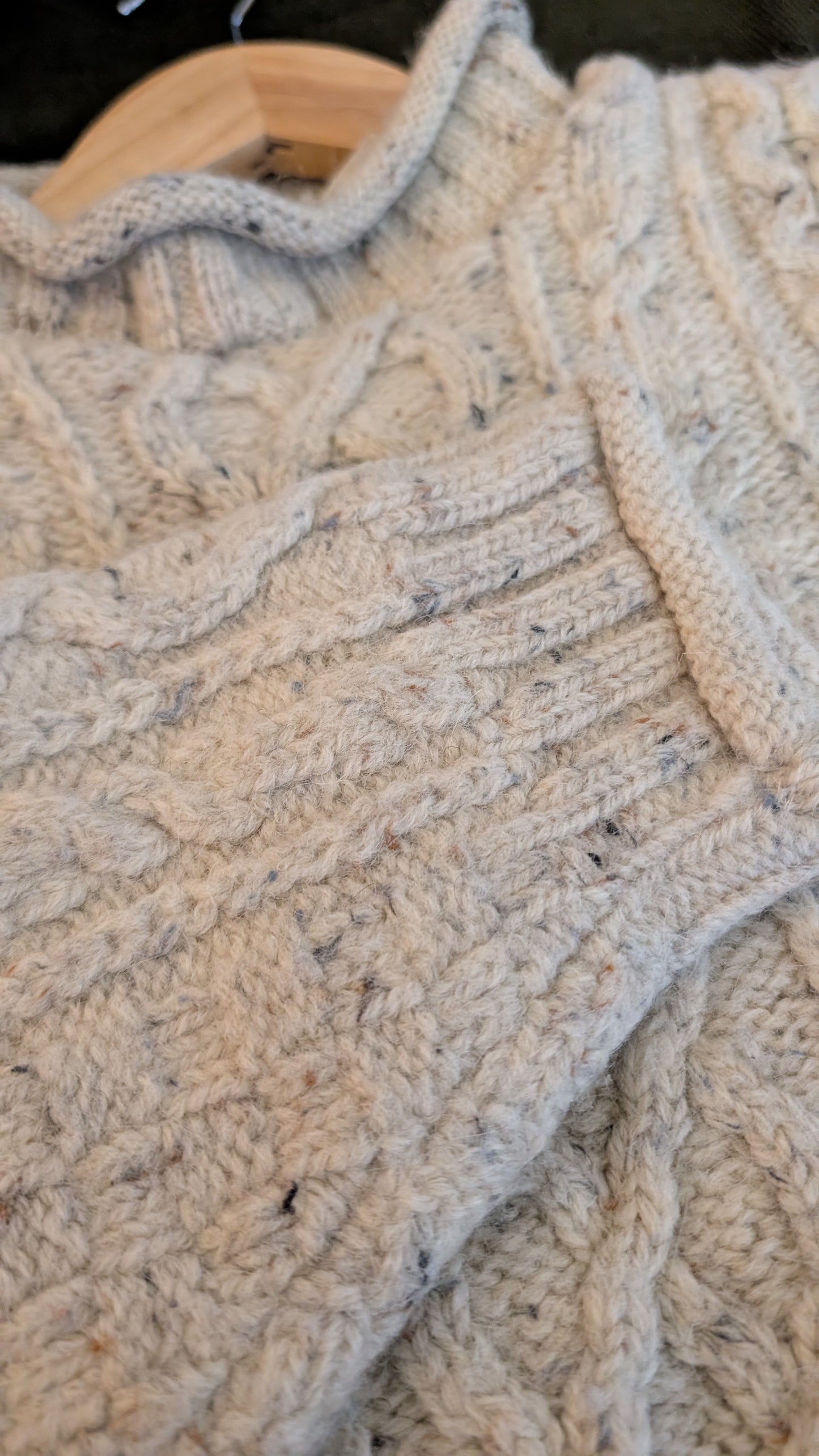 Pull irlandais pure laine T42-44