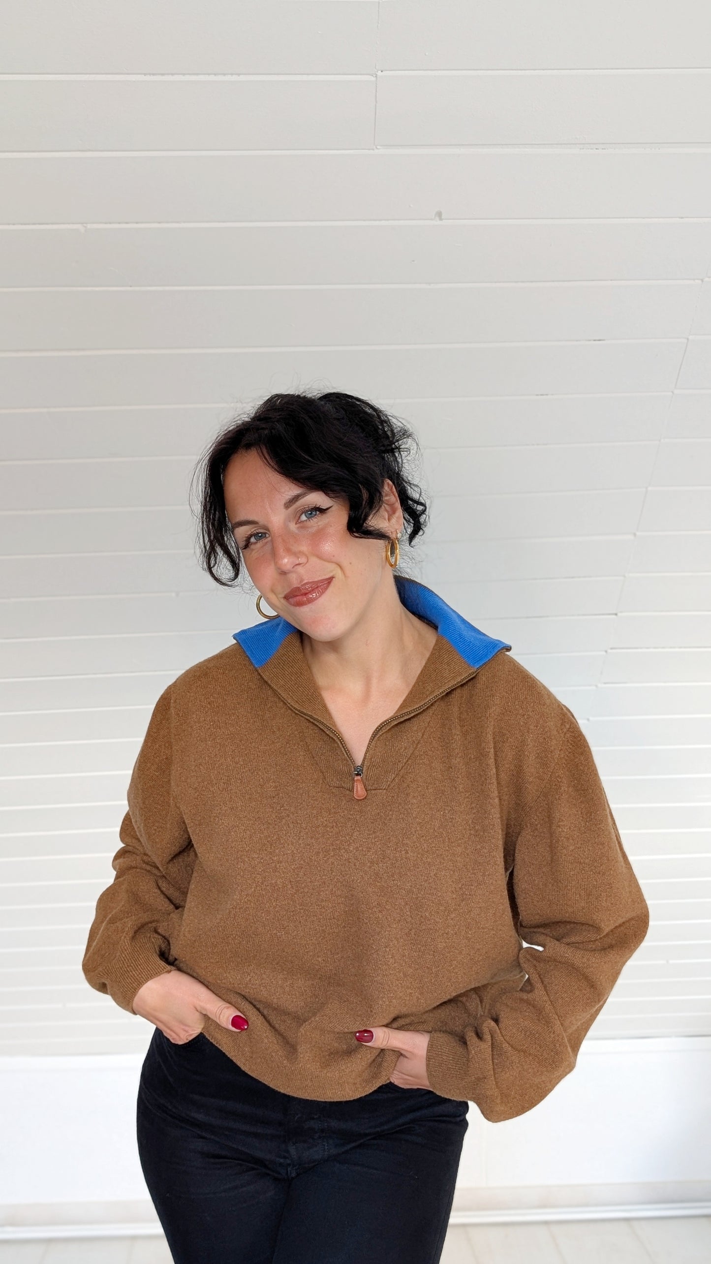 Pull laine et cachemire T40-42