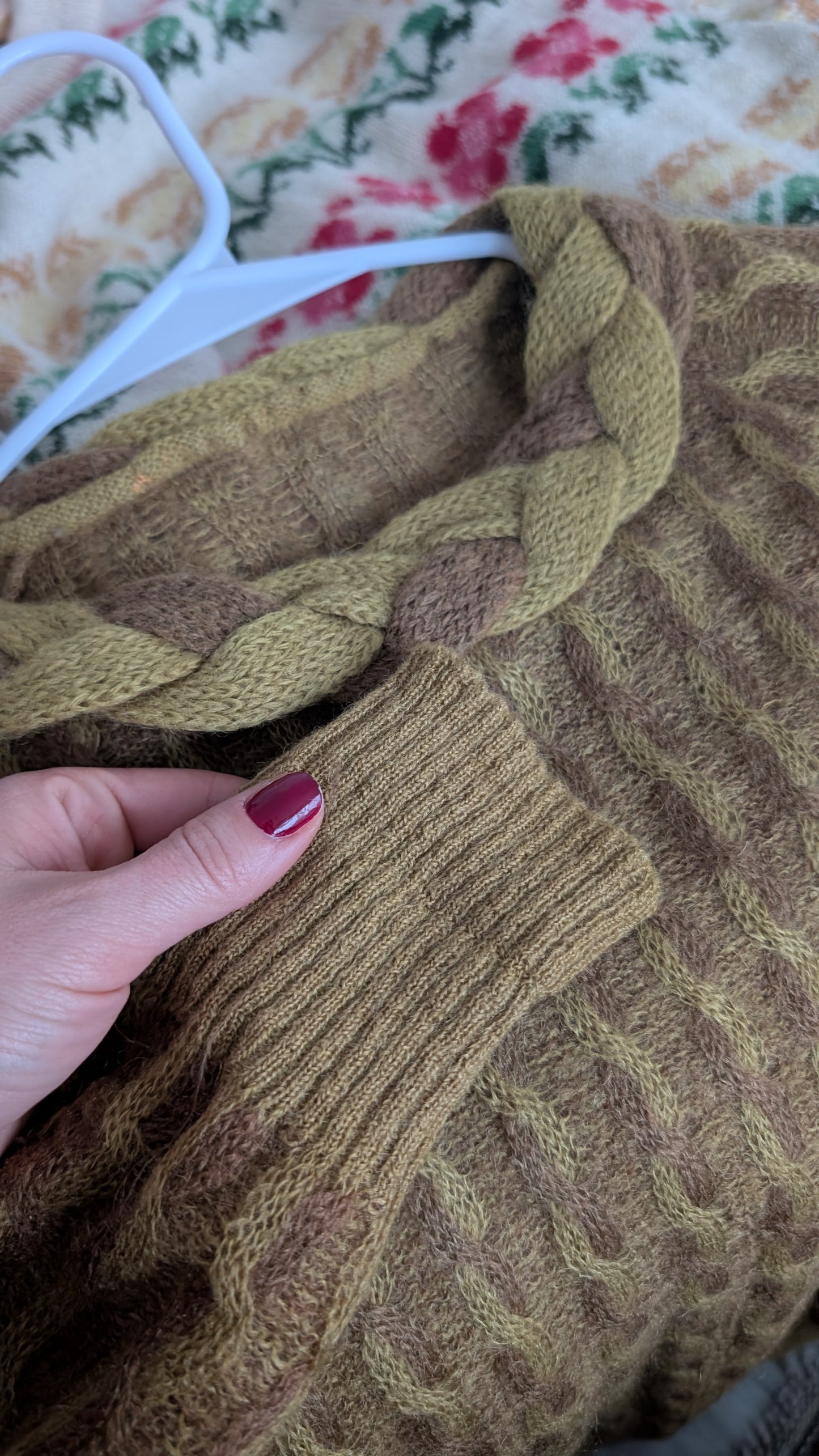 Pull 80s mohair doux jusqu'à taille 42