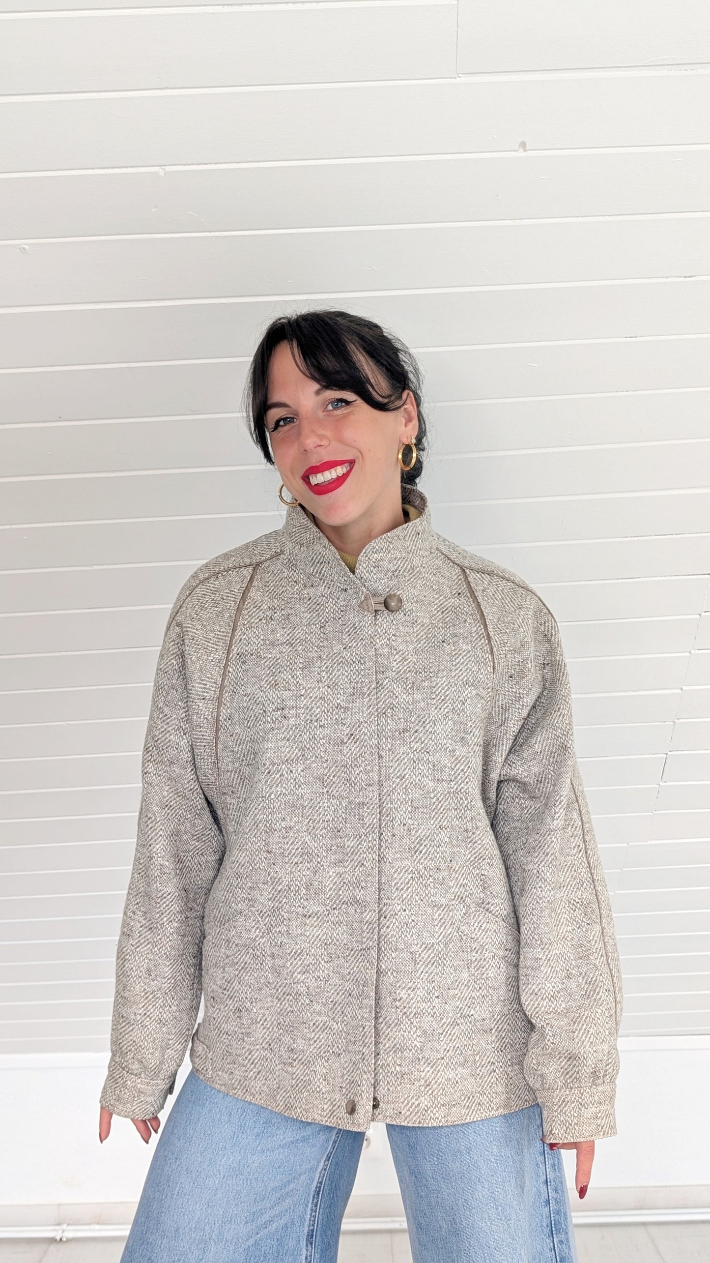 Manteau pure laine 80s T40-42