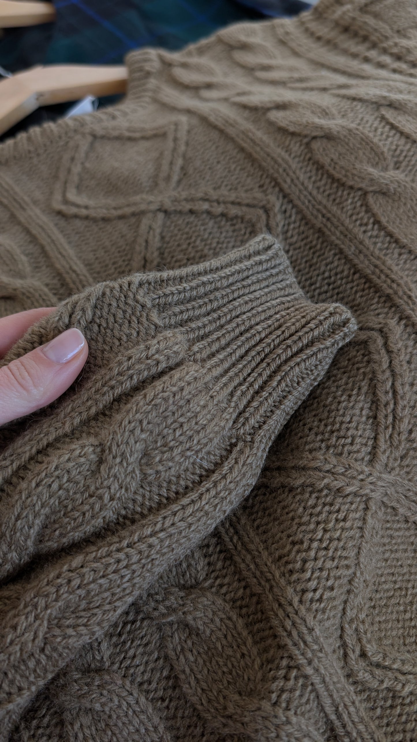 Pull torsadé laine T38-40