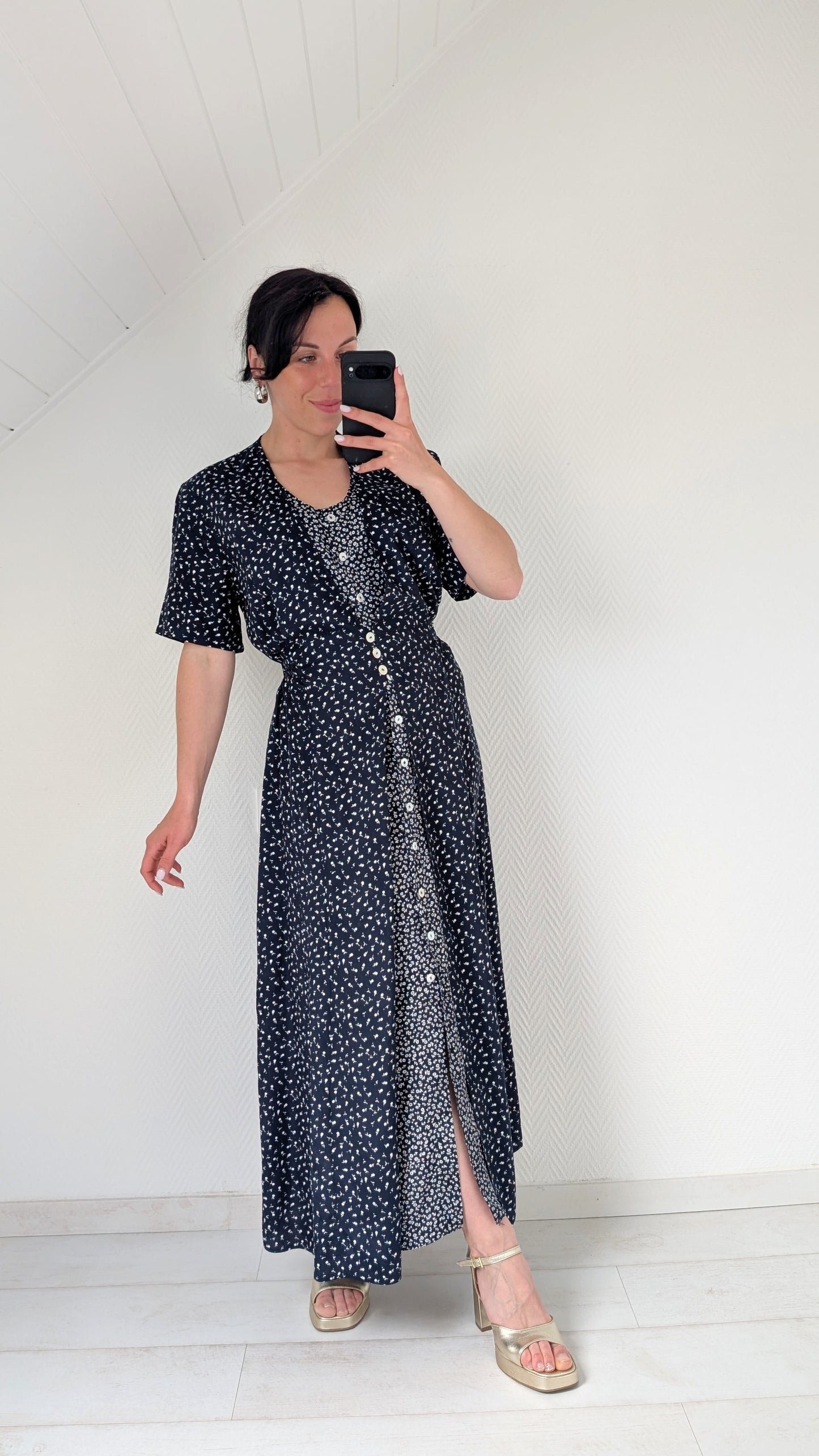 Robe viscose 1990 T40-42