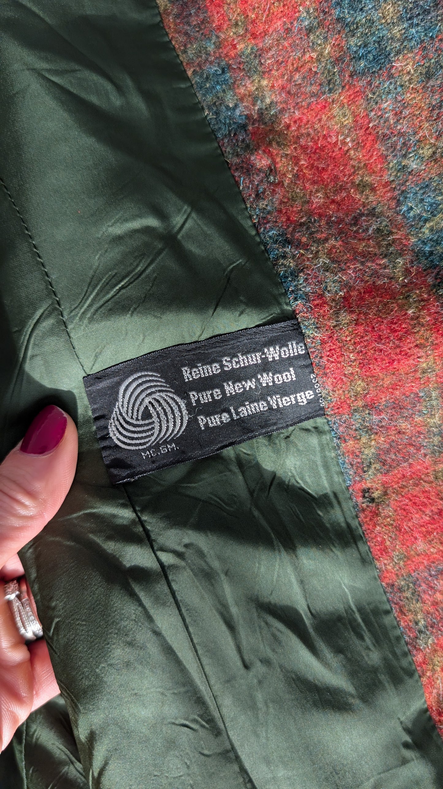 Manteau/veste laine 60s T38