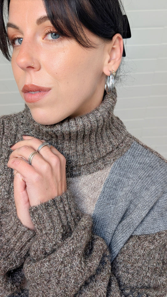 Pull laine et alpaca T40-42