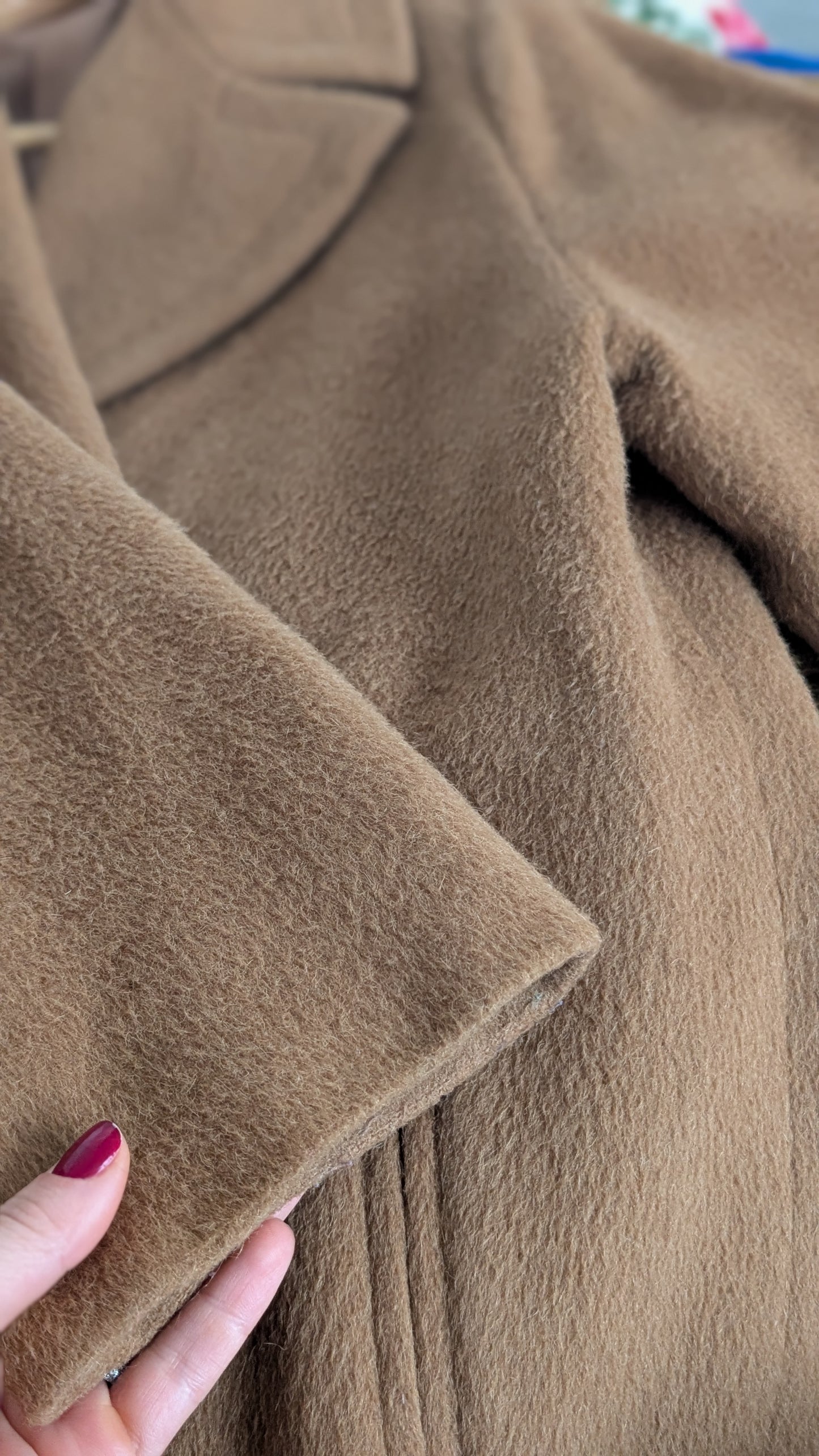 Manteau laine et alpaca 80s jusqu'à une T40