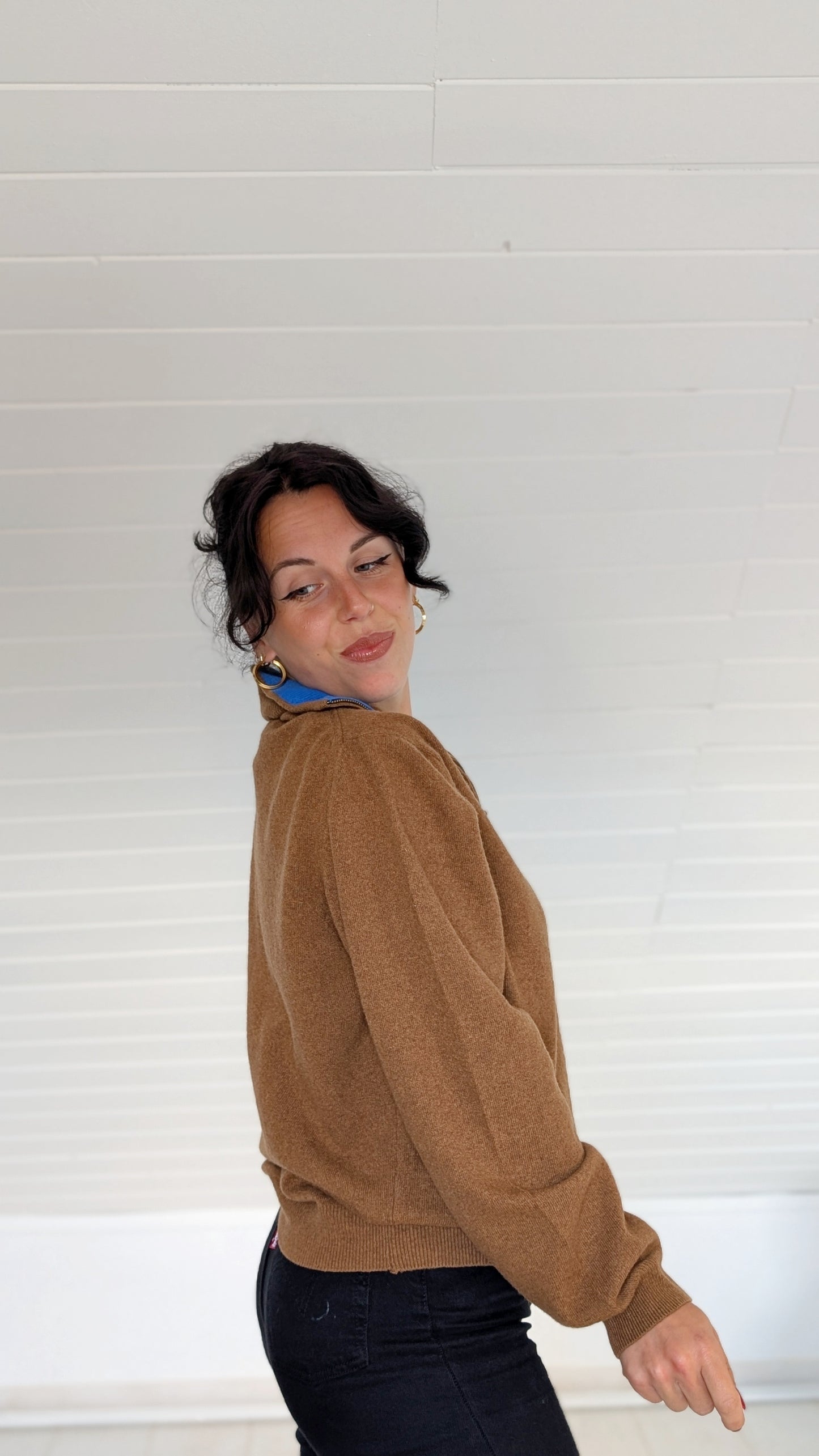 Pull laine et cachemire T40-42