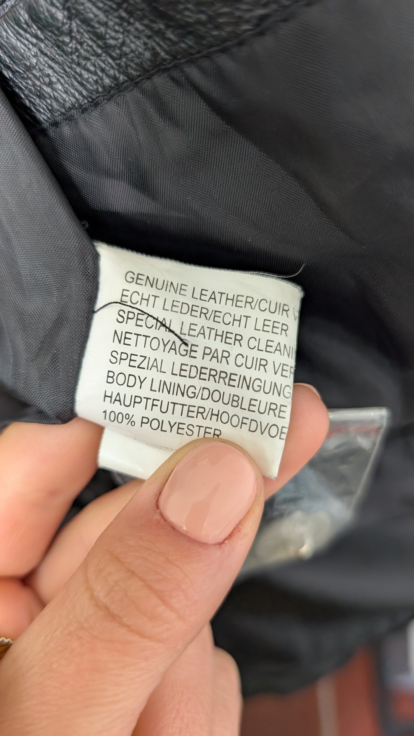 Veste cuir 1980 T38