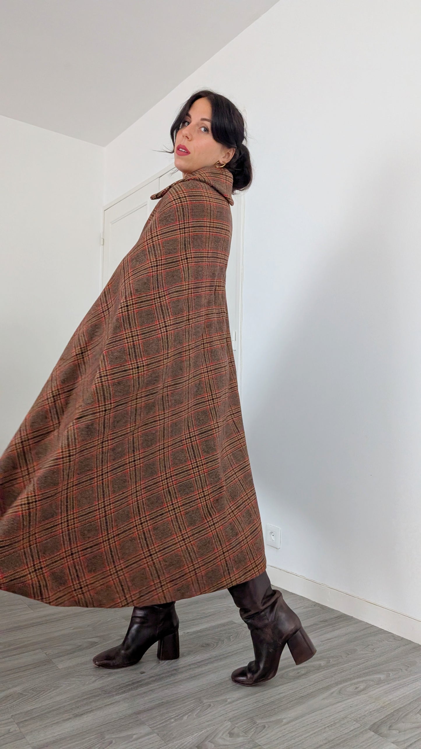 Cape laine rare 1970 taille unique