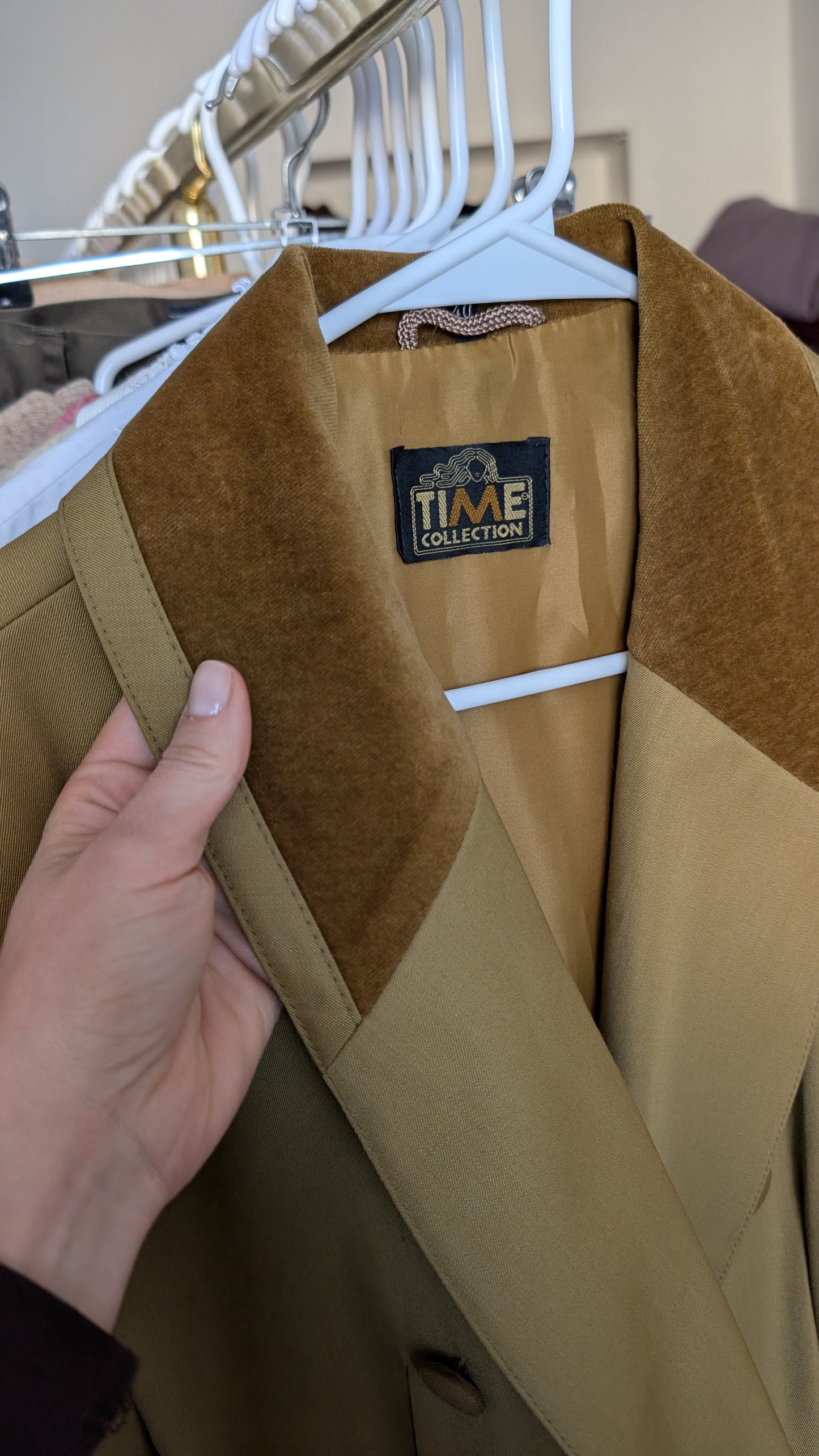 Blazer laine 80s T38