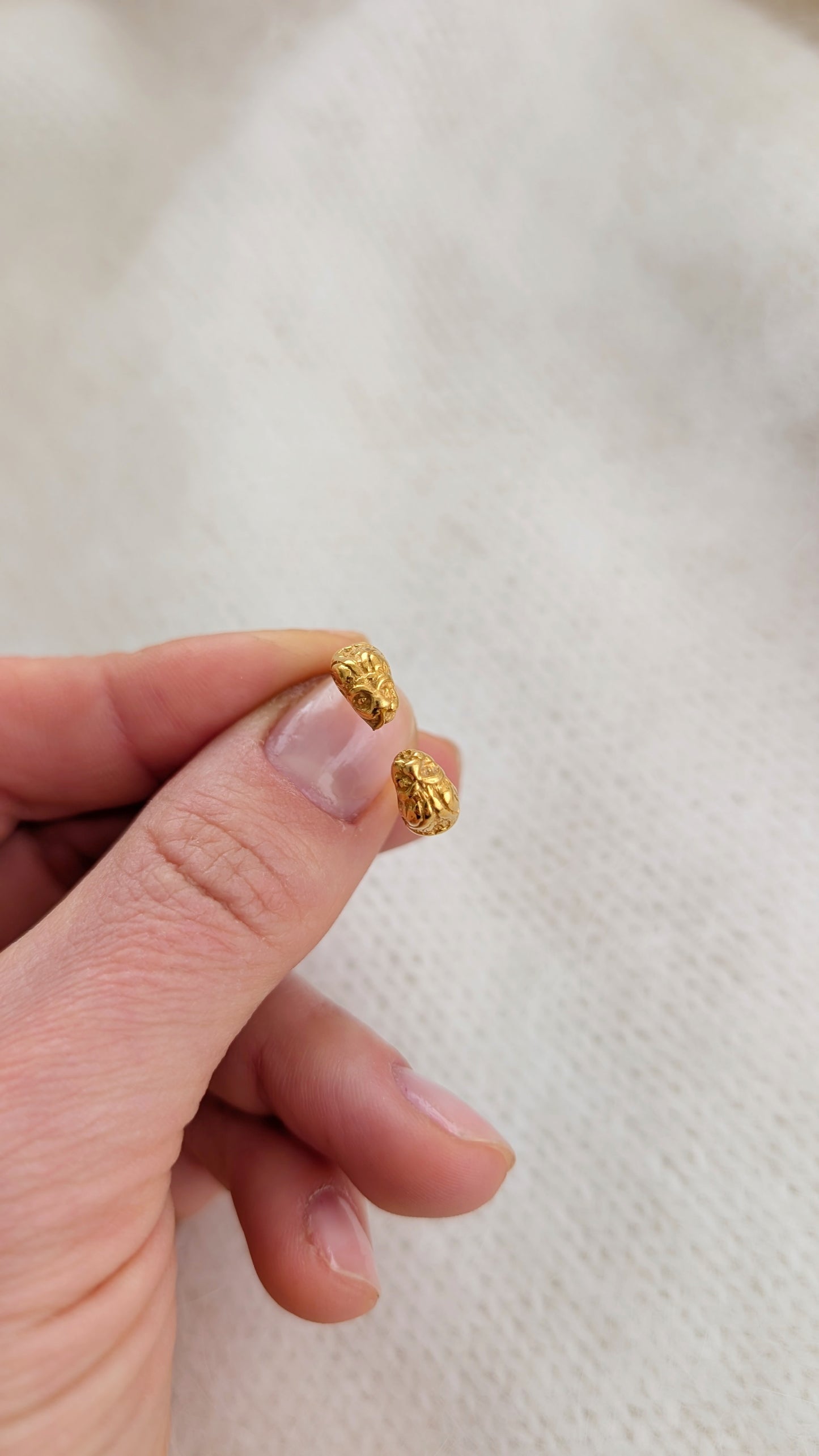 Bague plaquée or poinçonnée réglable