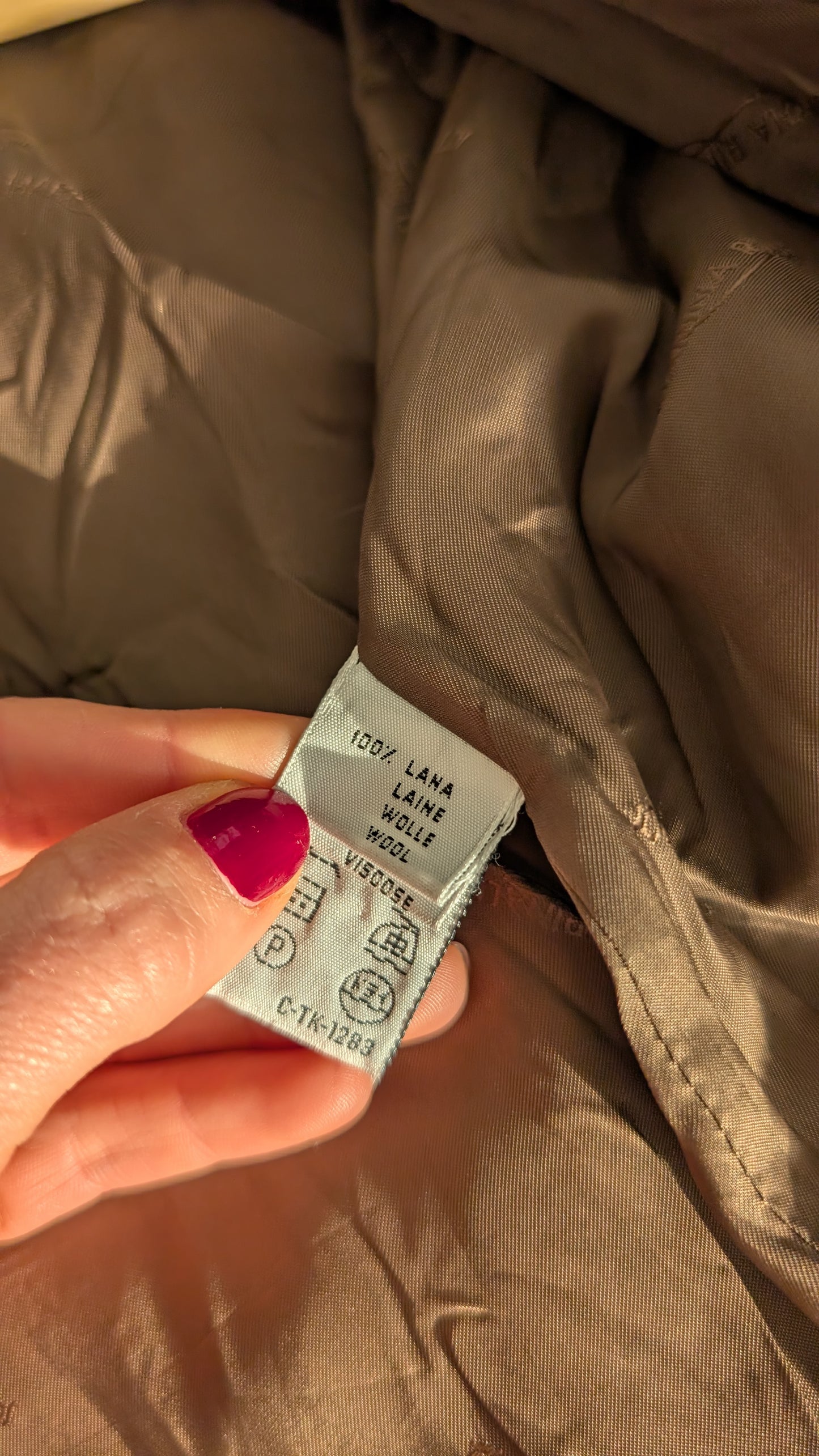 Manteau pure laine 80s T40-42