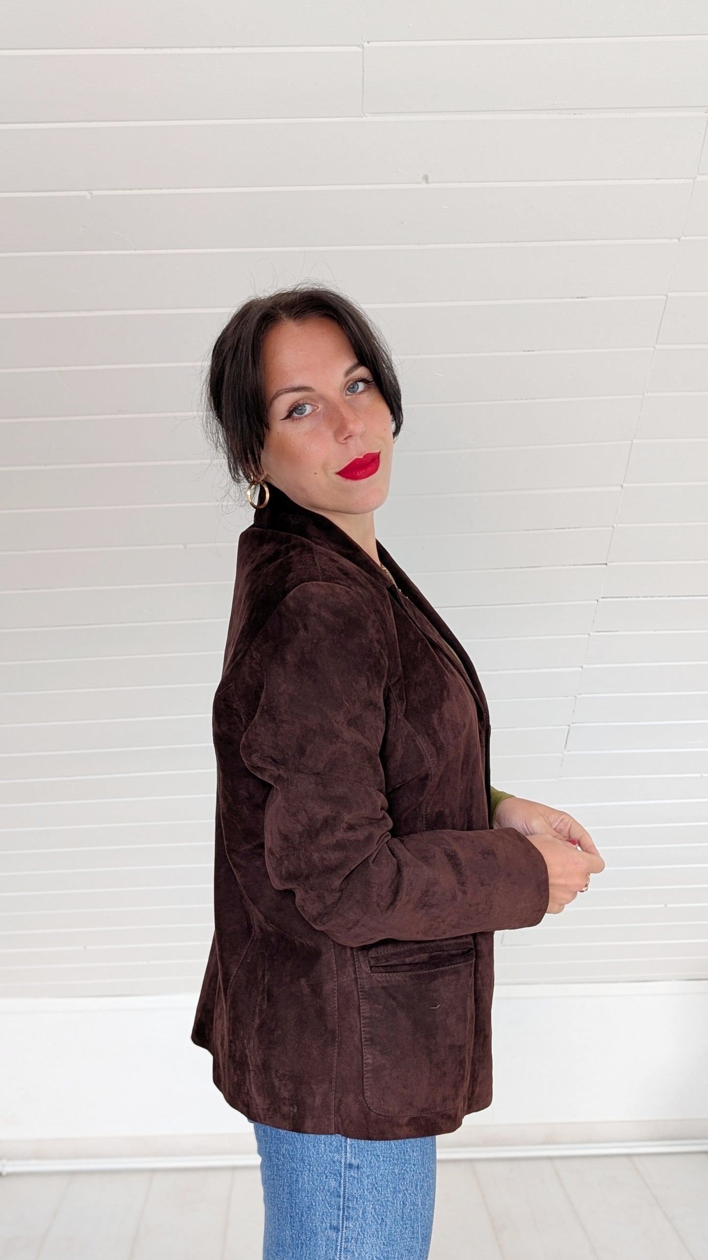 Blazer daim (cuir) T36-38