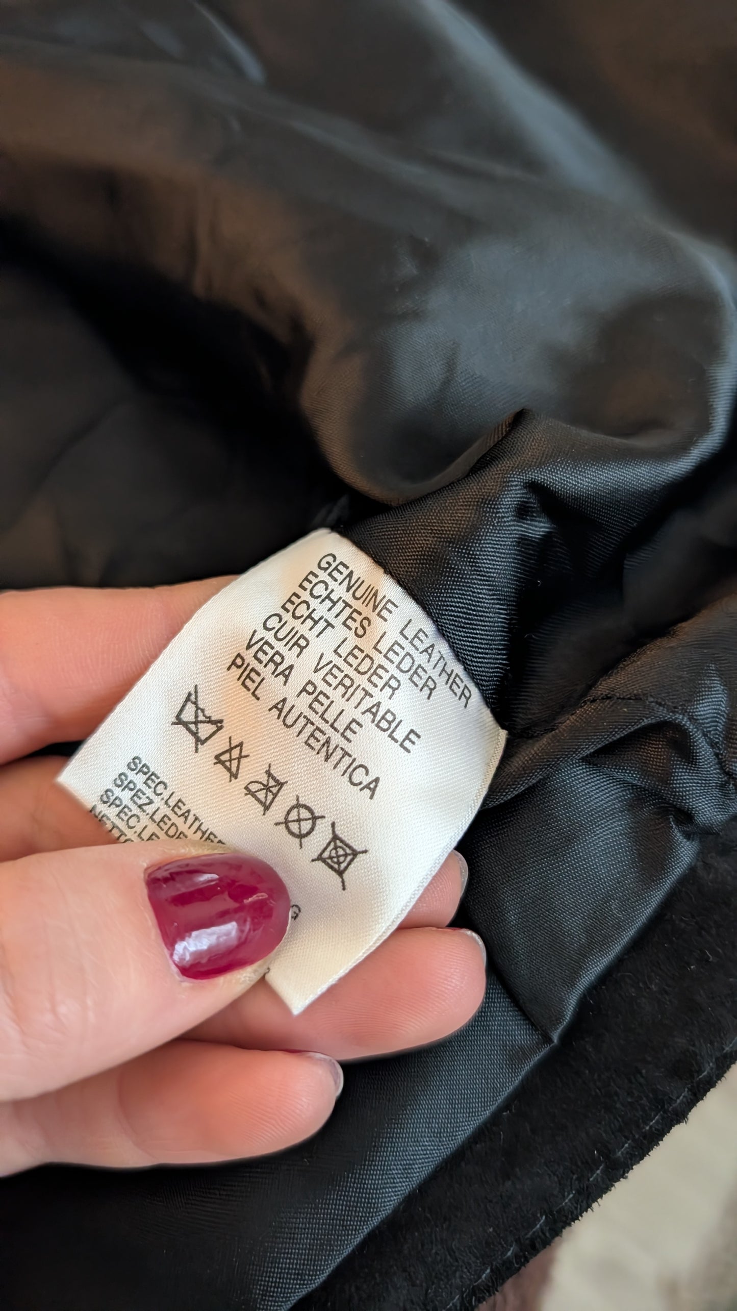 Veste daim 80s T38-40