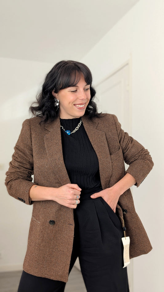 Blazer laine 70s neuf taille 38-40