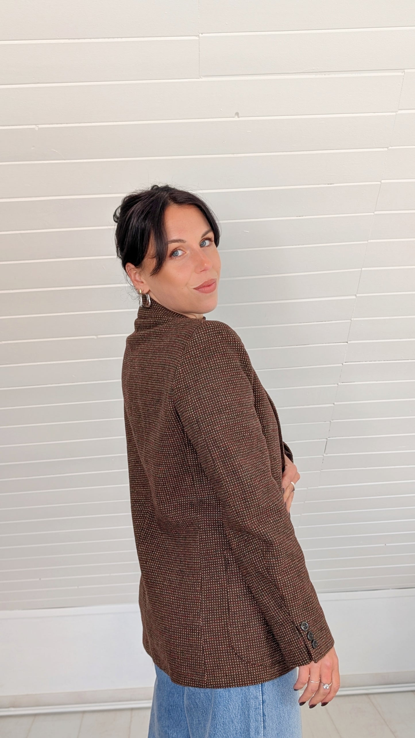 Blazer 70s laine fabriqué en Italie T36