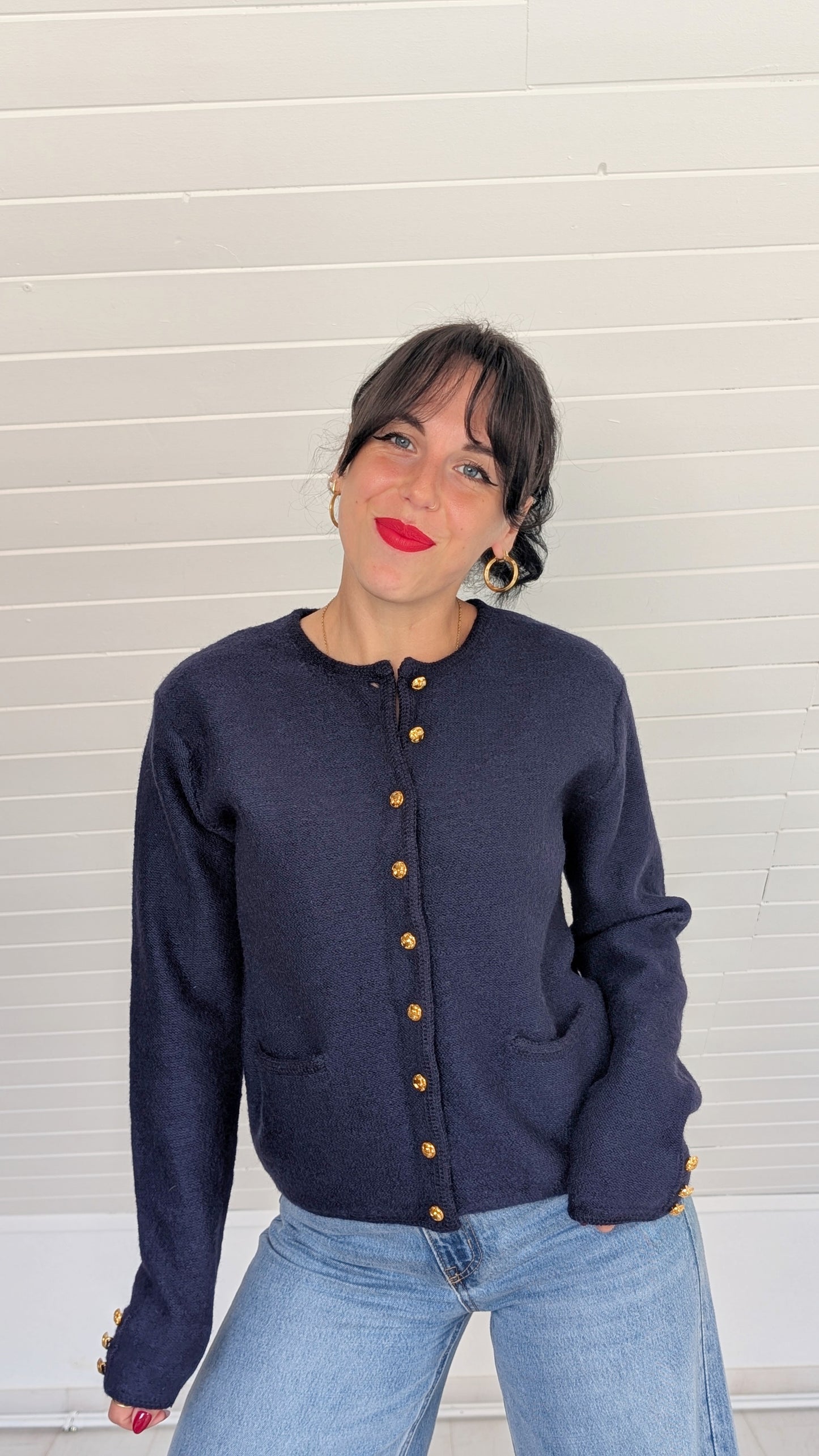 Cardigan pure laine T36