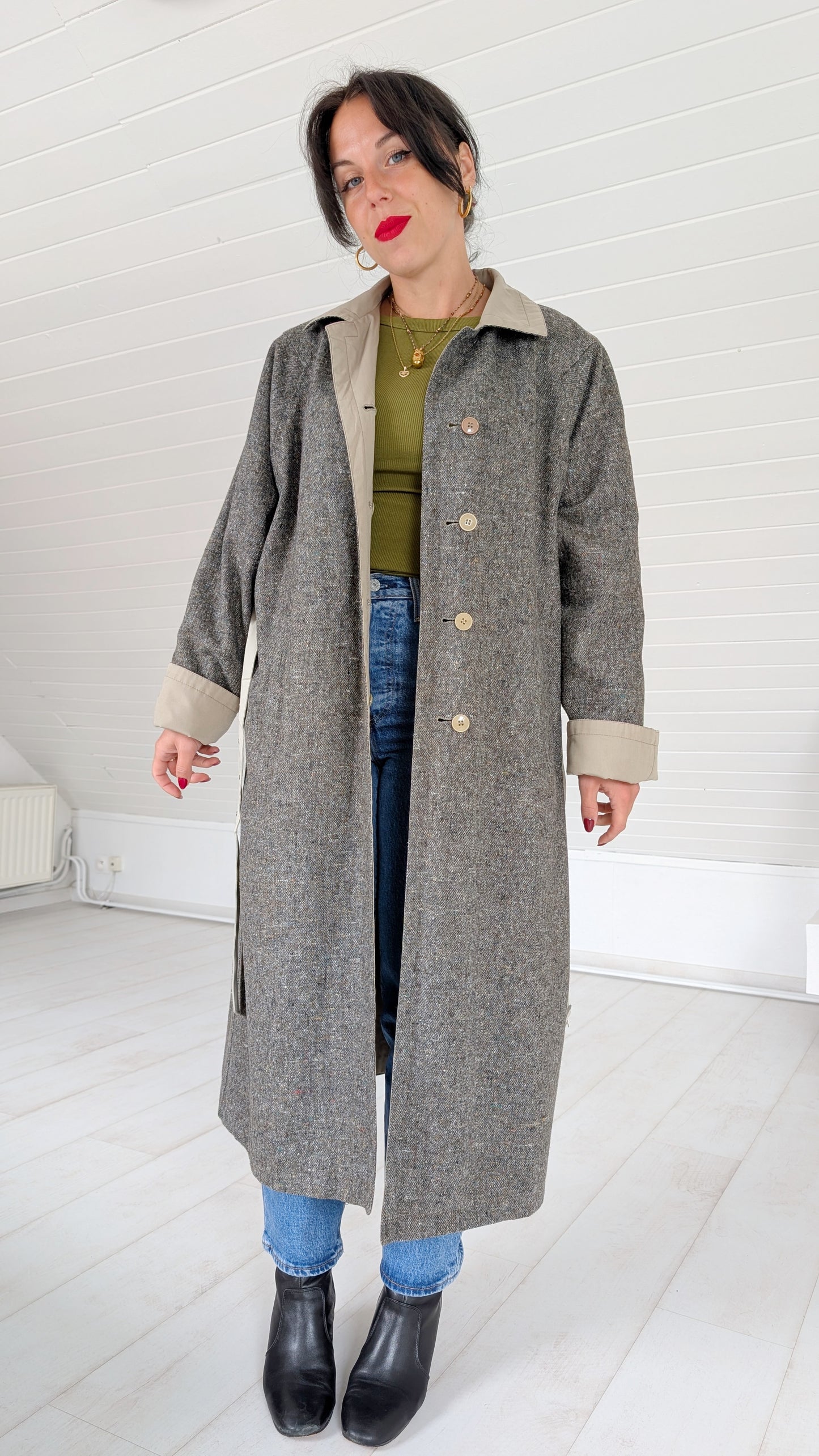 Manteau/Trench réversible 80 du 34 au 42