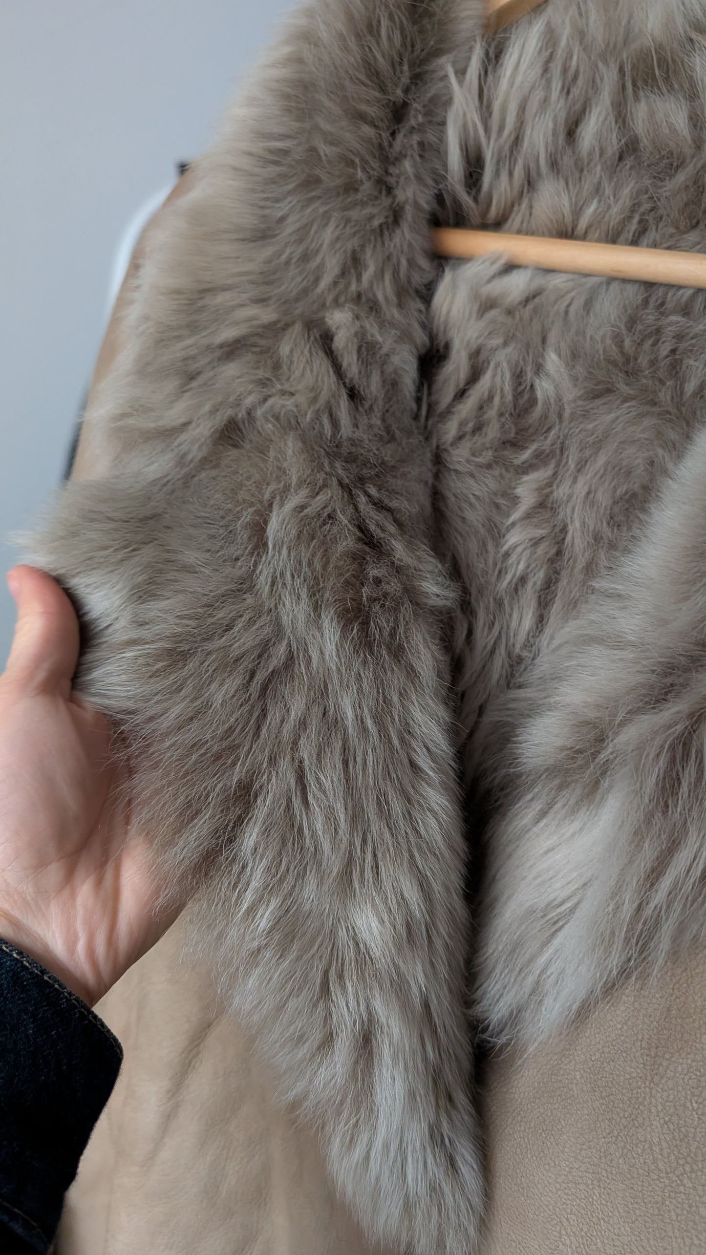 Manteau agneau retourné T40