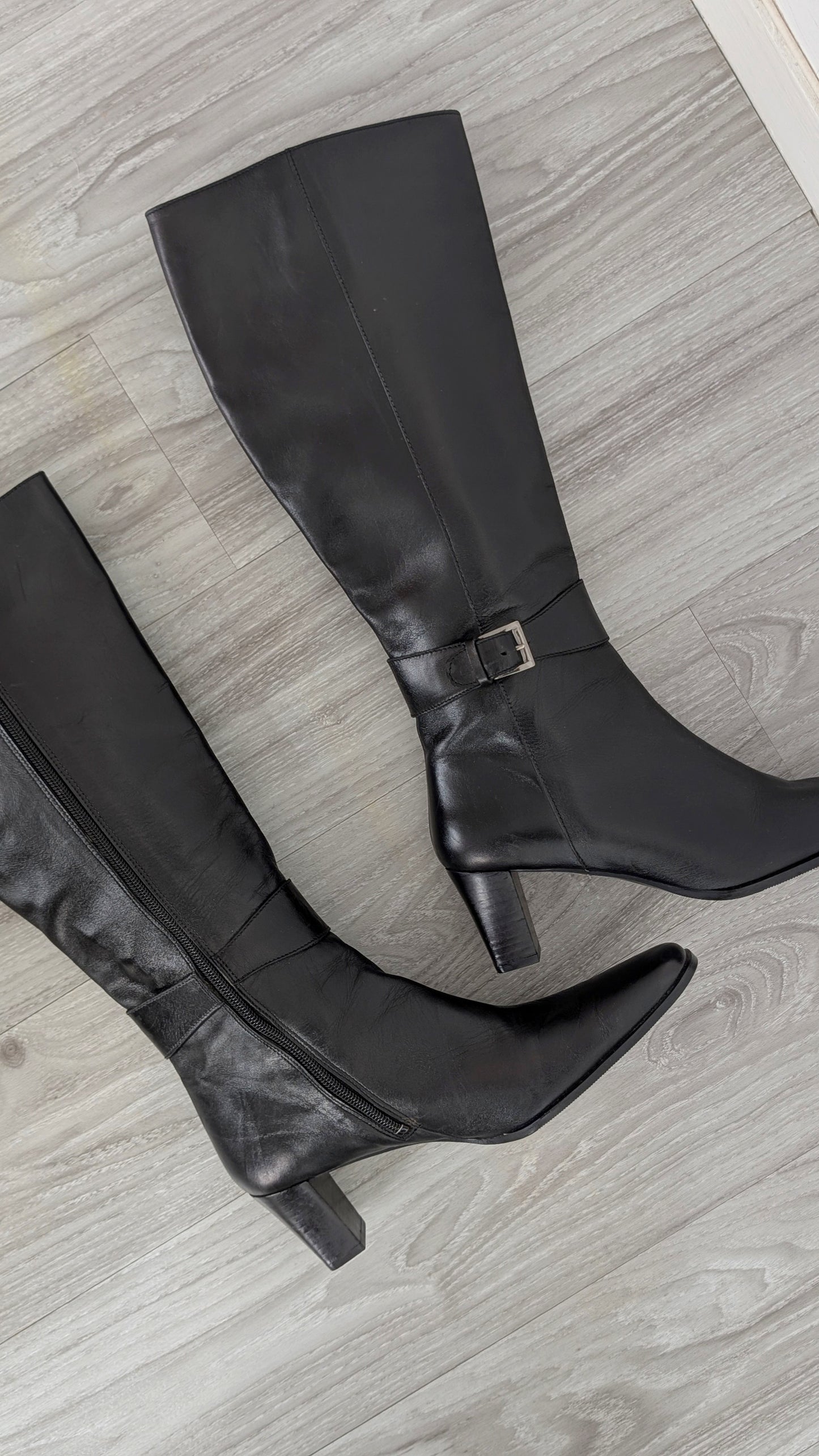 Bottes hautes cuir pointure 39.5/40