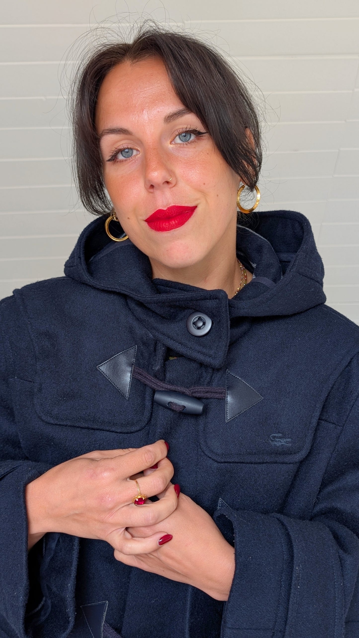 Manteau laine Lacoste T38-40