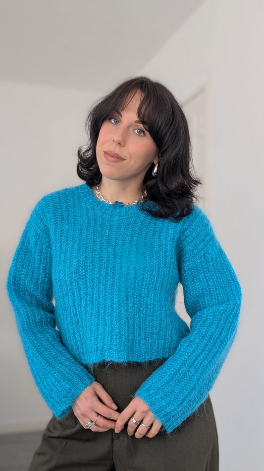 Pull mohair et laine du 34 au 40