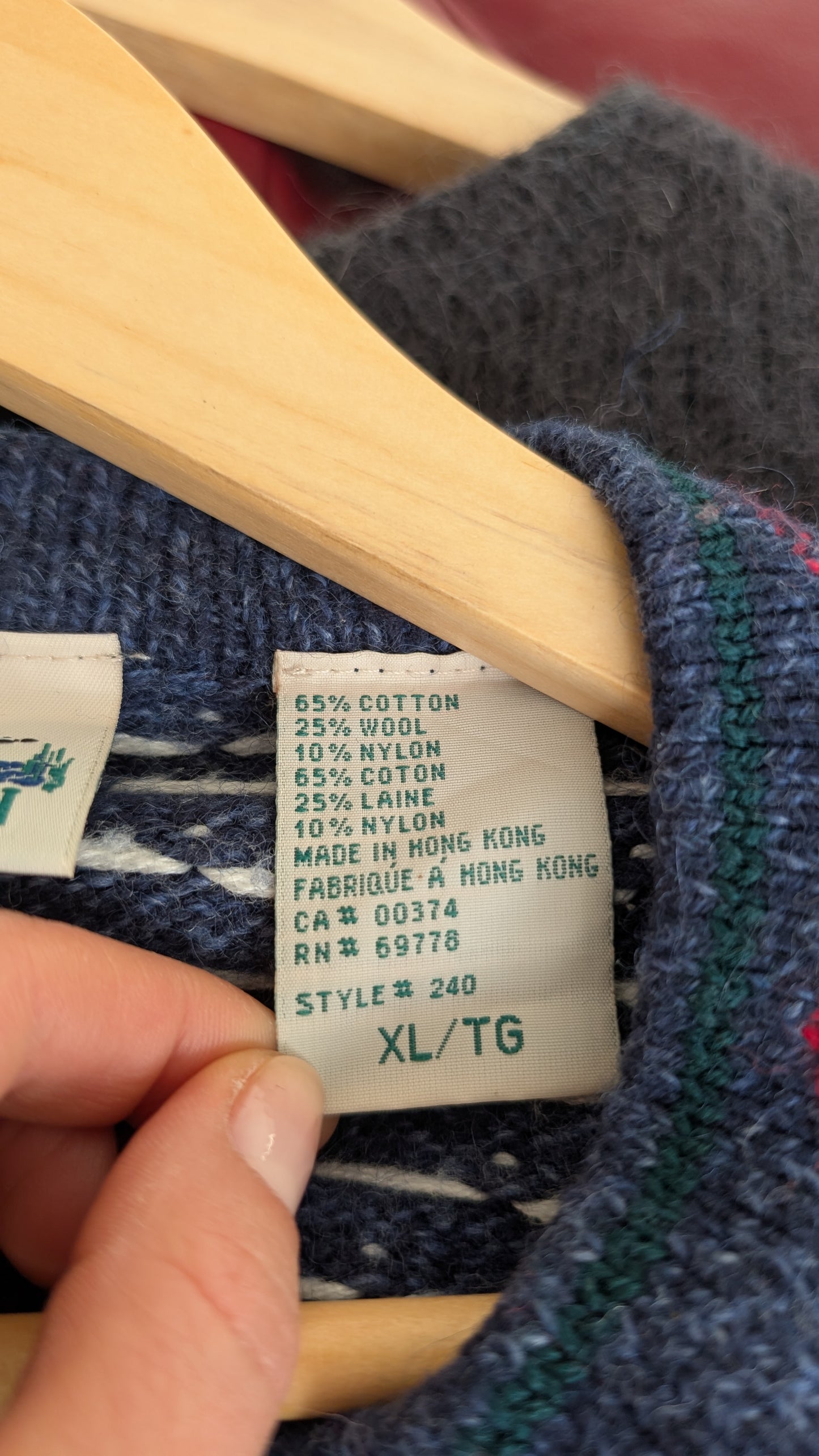 Cardigan d'hiver laine et coton jusqu'à un 44