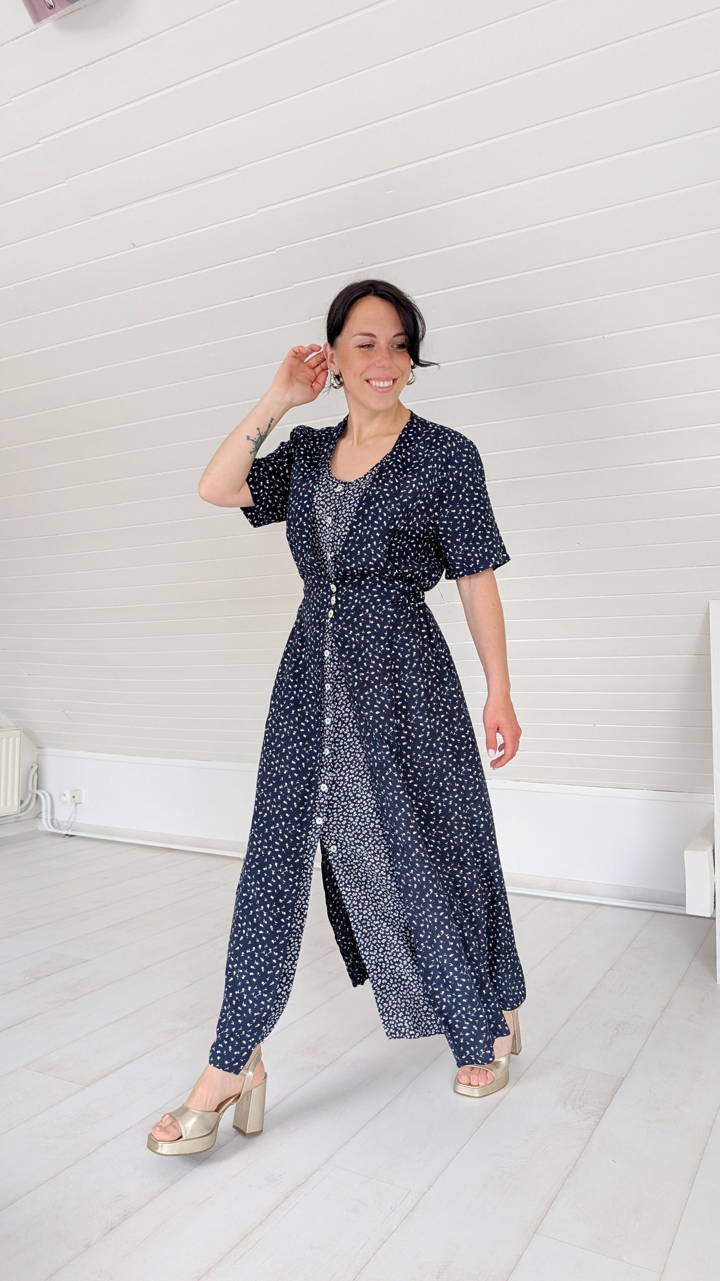 Robe viscose 1990 T40-42