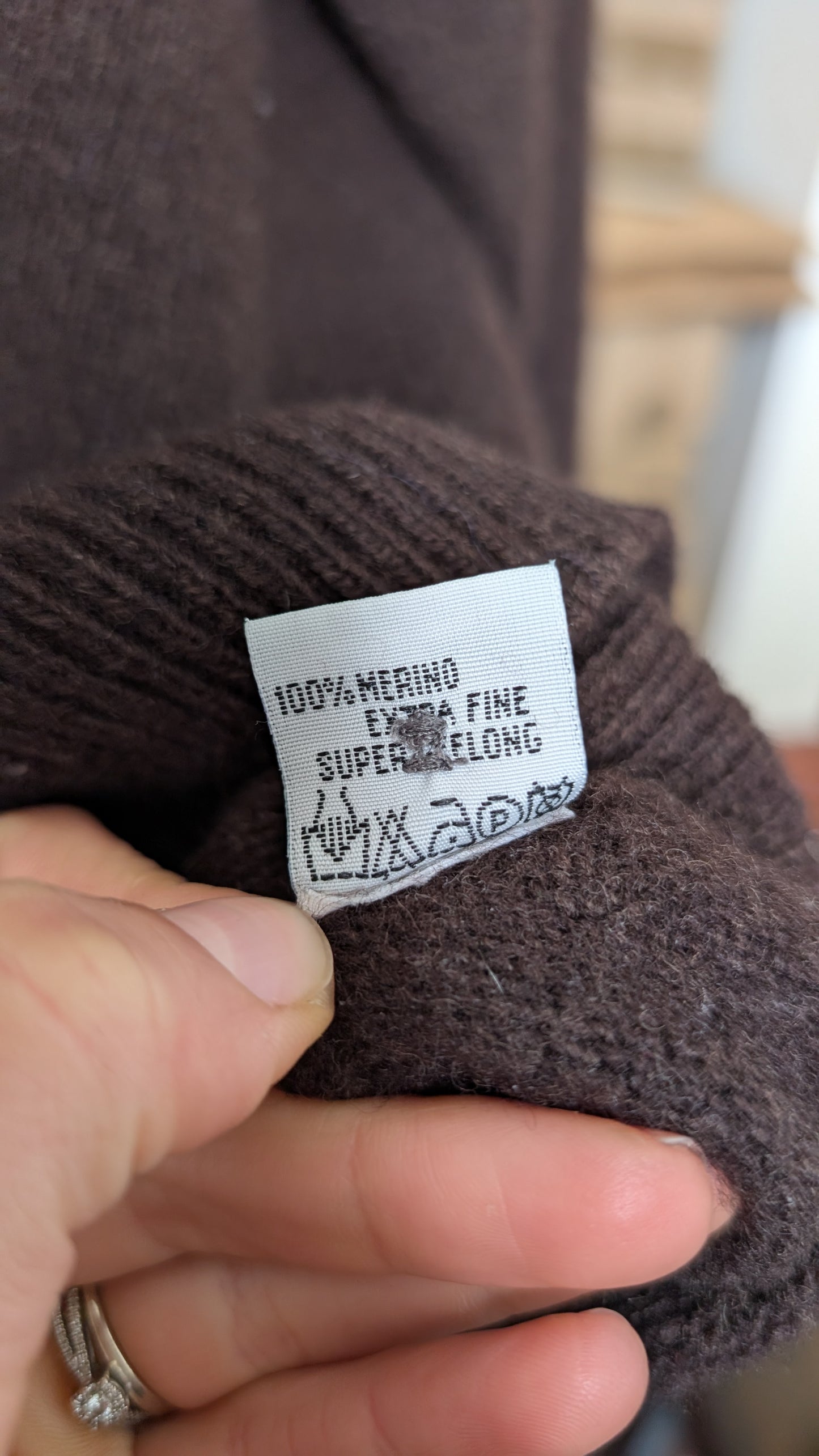 Pull laine mérinos extra fine T40-42