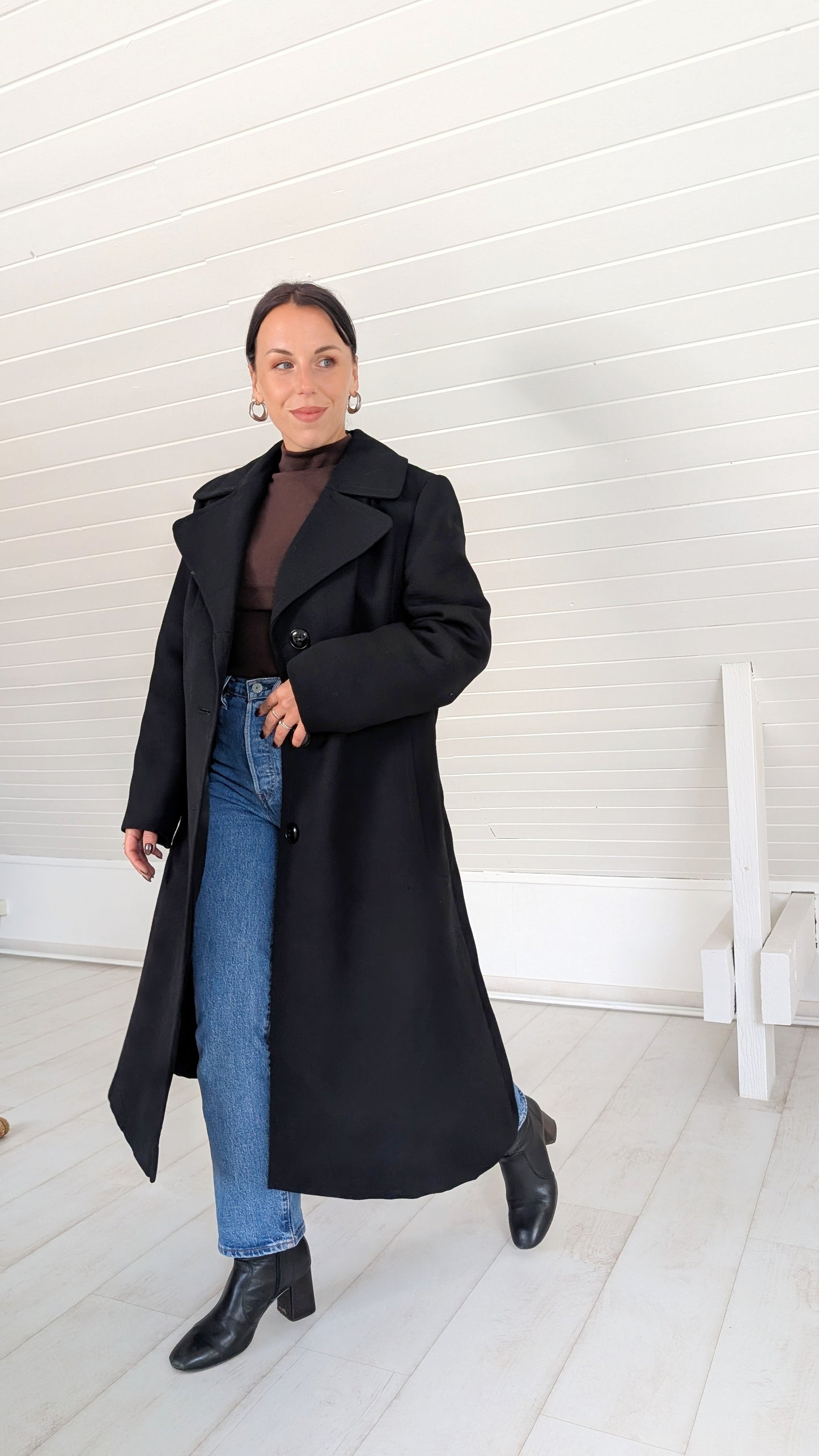 Manteau pure laine 1960 T40