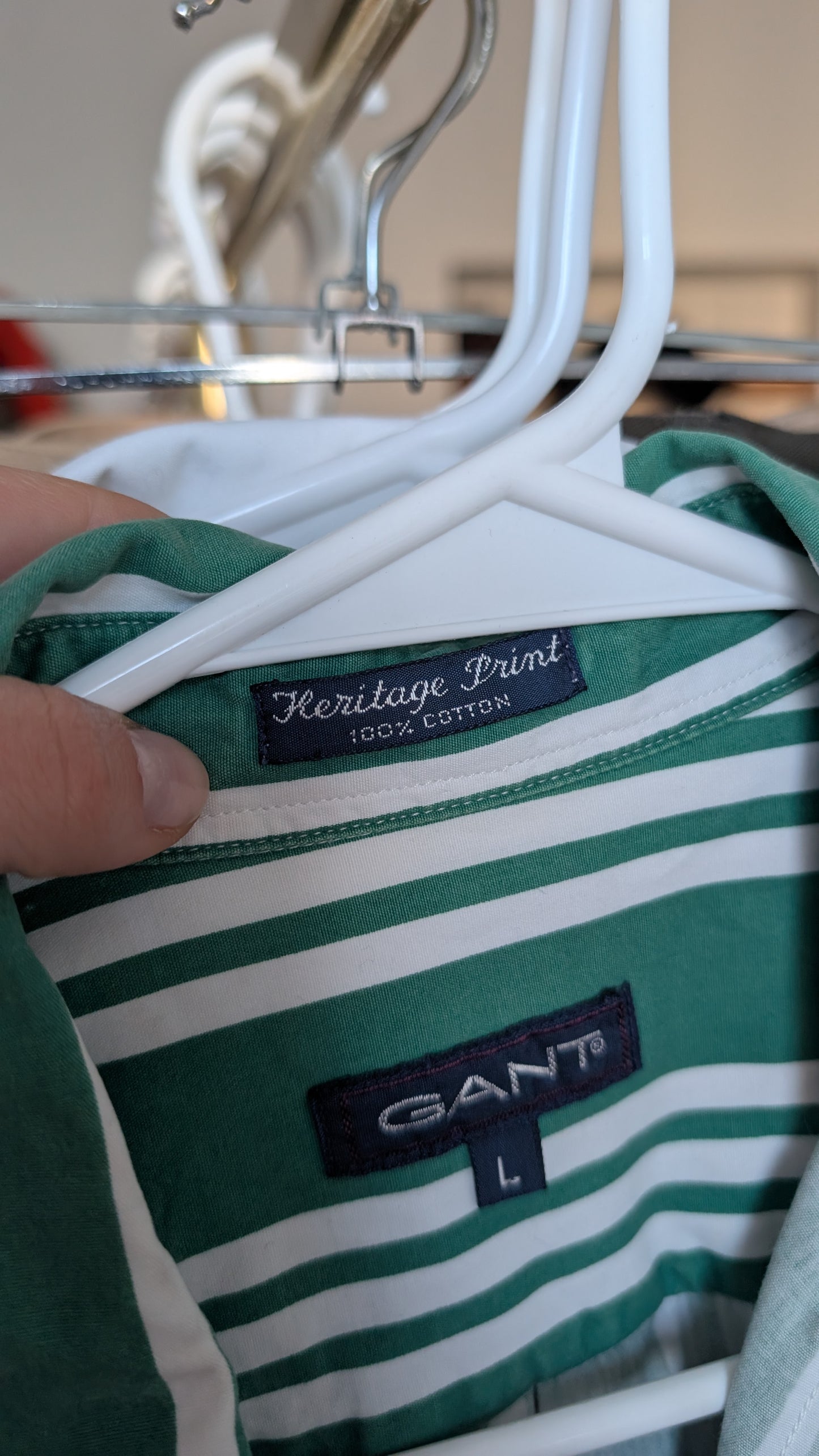 Chemise ample Gant USA coton jusqu'à un 46