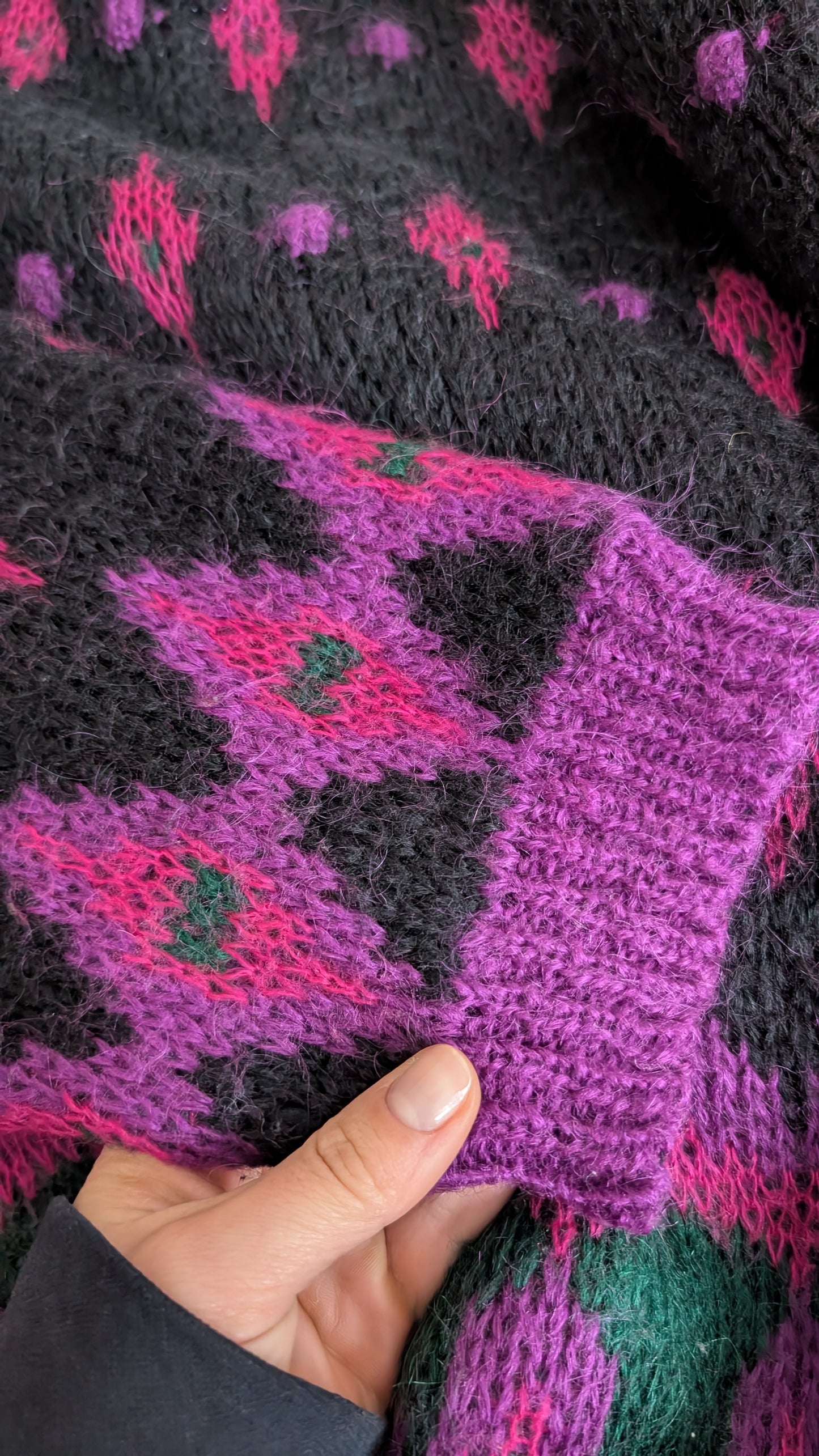 Pull/robe laine et mohair du 34 au 42