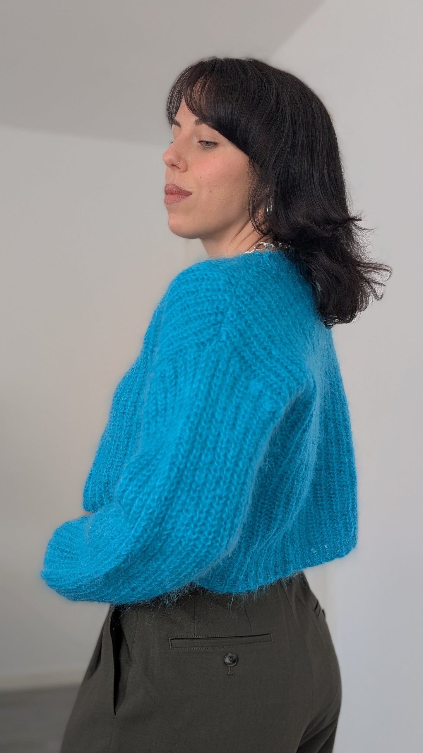 Pull mohair et laine du 34 au 40