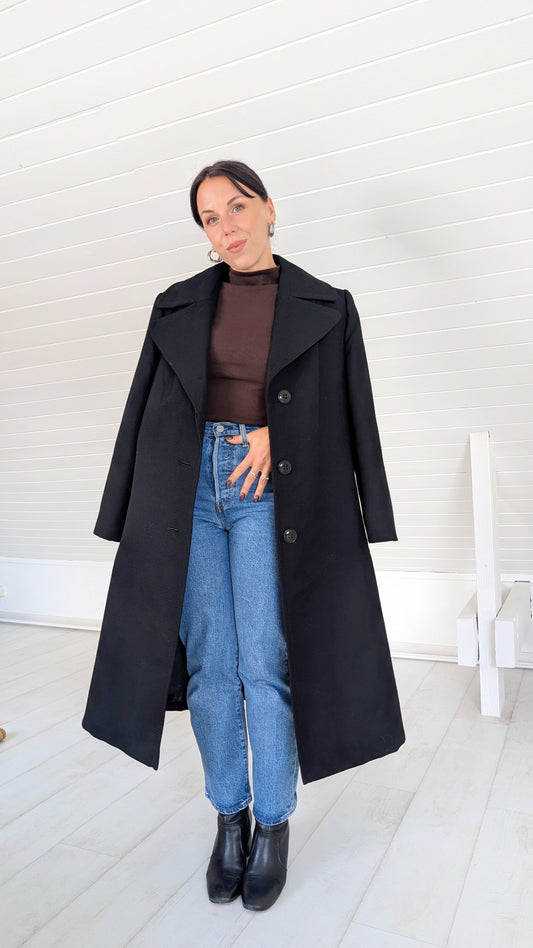 Manteau pure laine 1960 T40