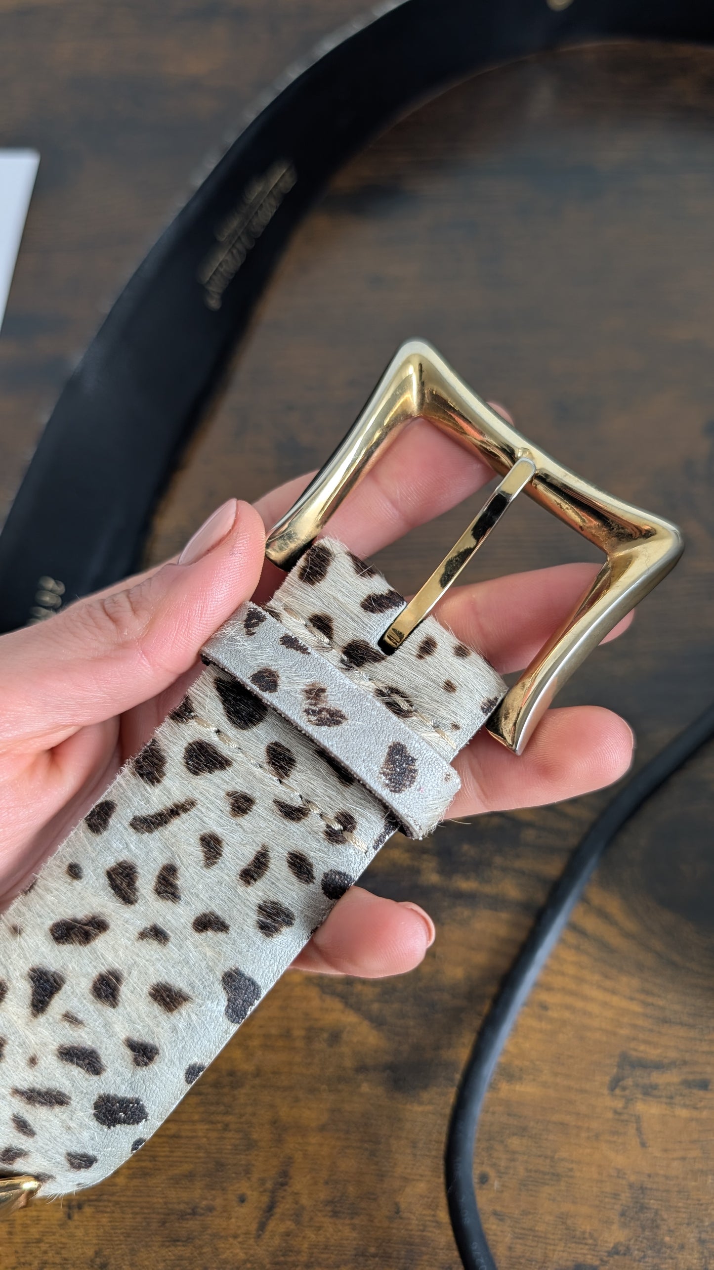 Ceinture cuir fabriquée en France