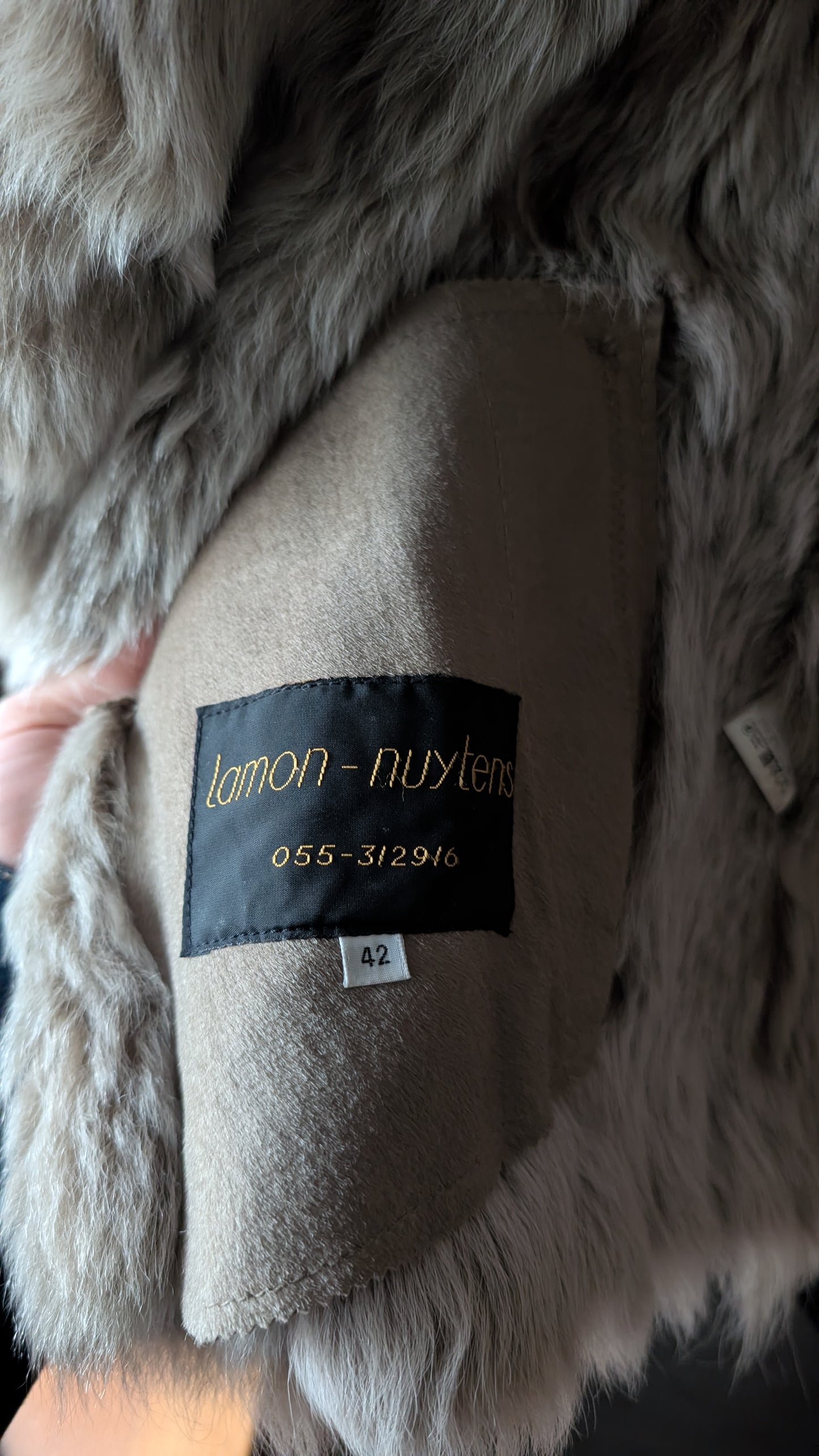 Manteau agneau retourné T40