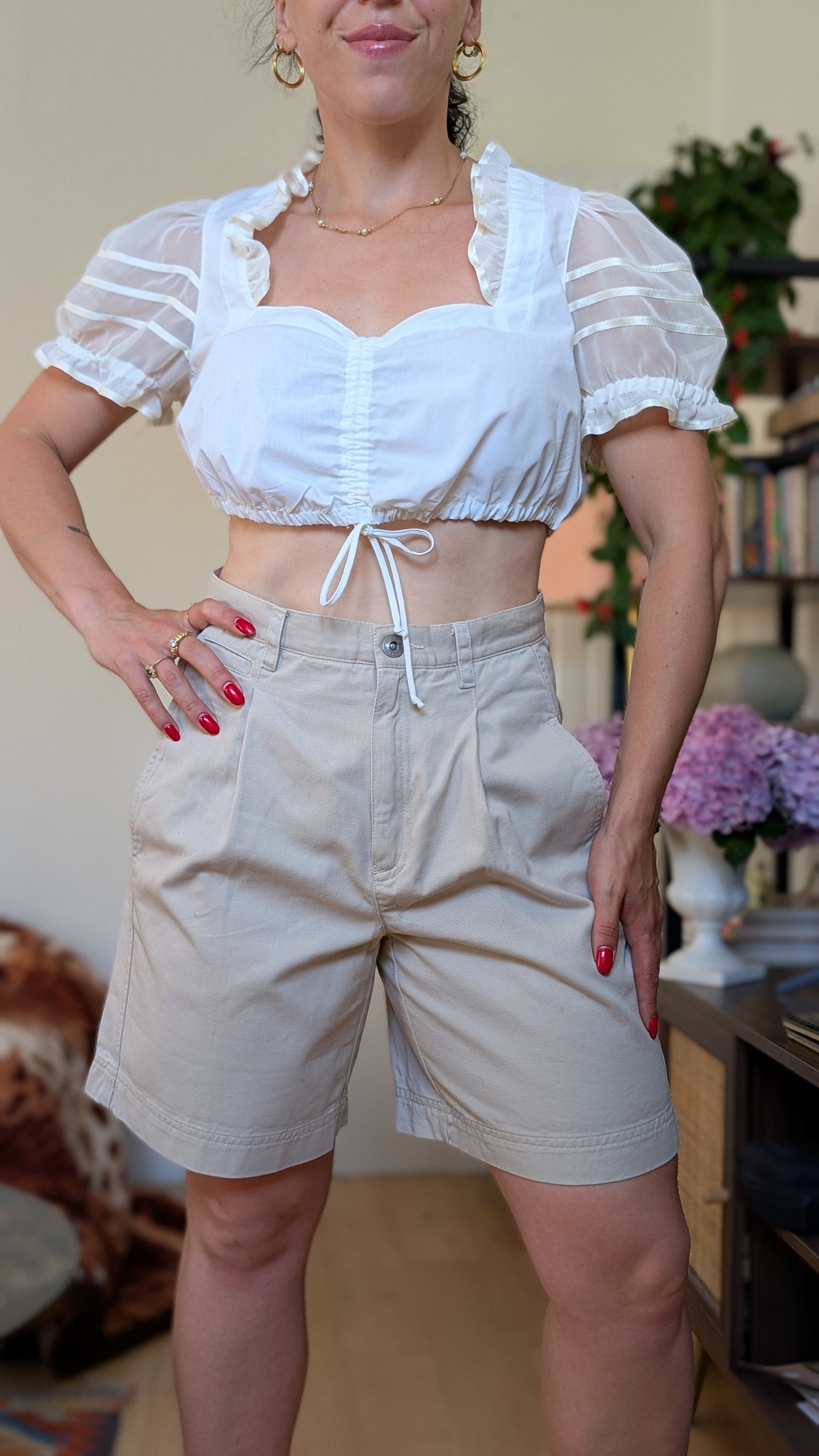 Short taille haute 80s T36