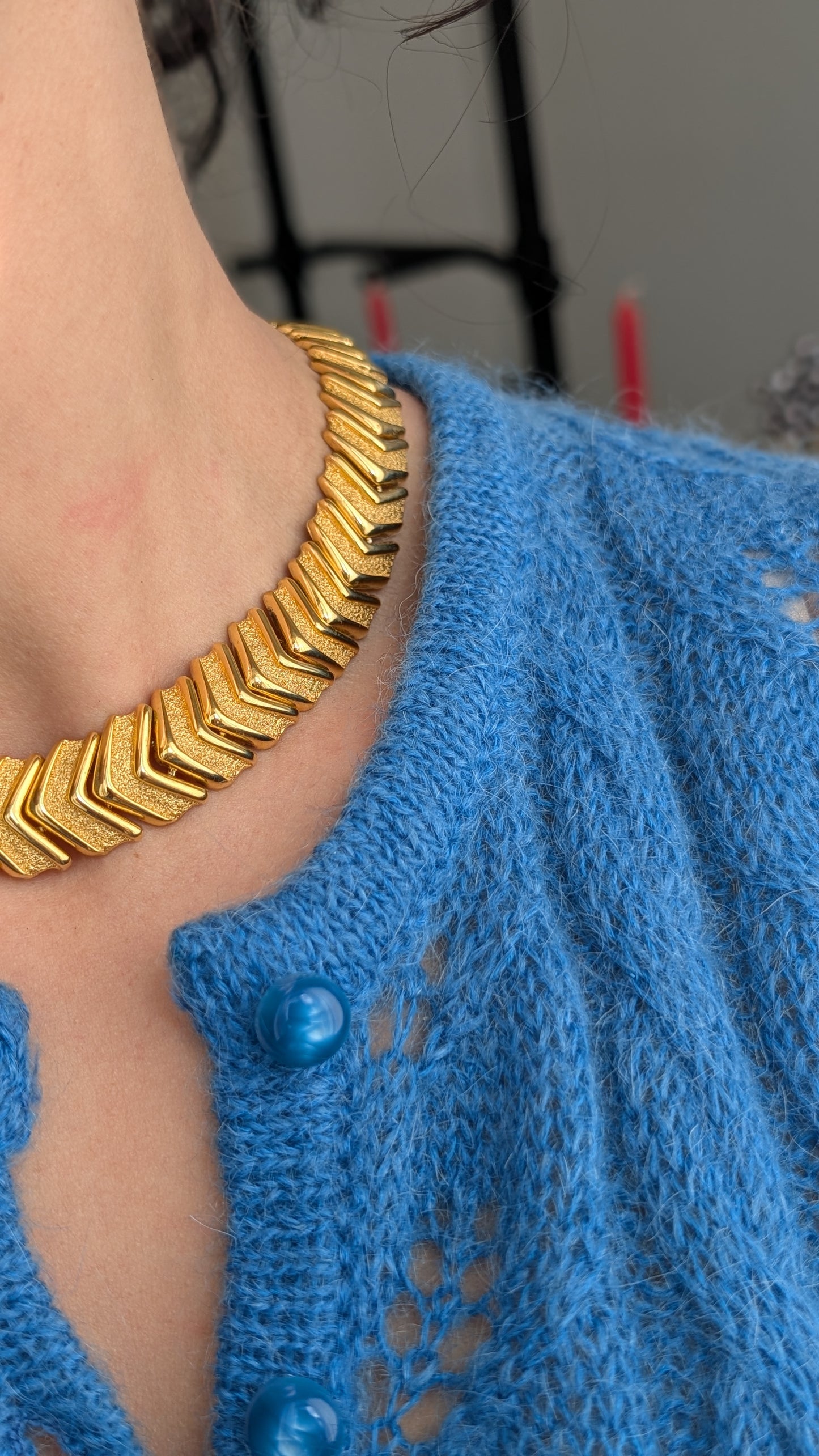 Parur 80s collier et bracelet