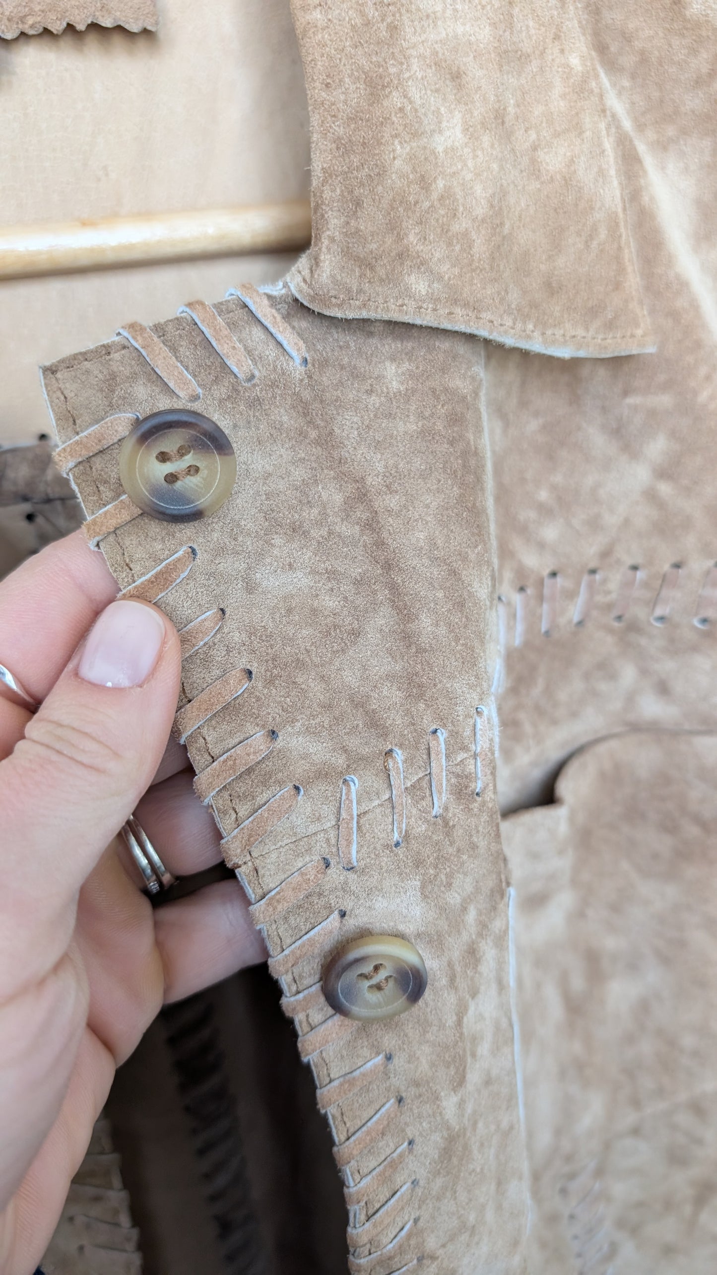 Veste/surchemise daim T38