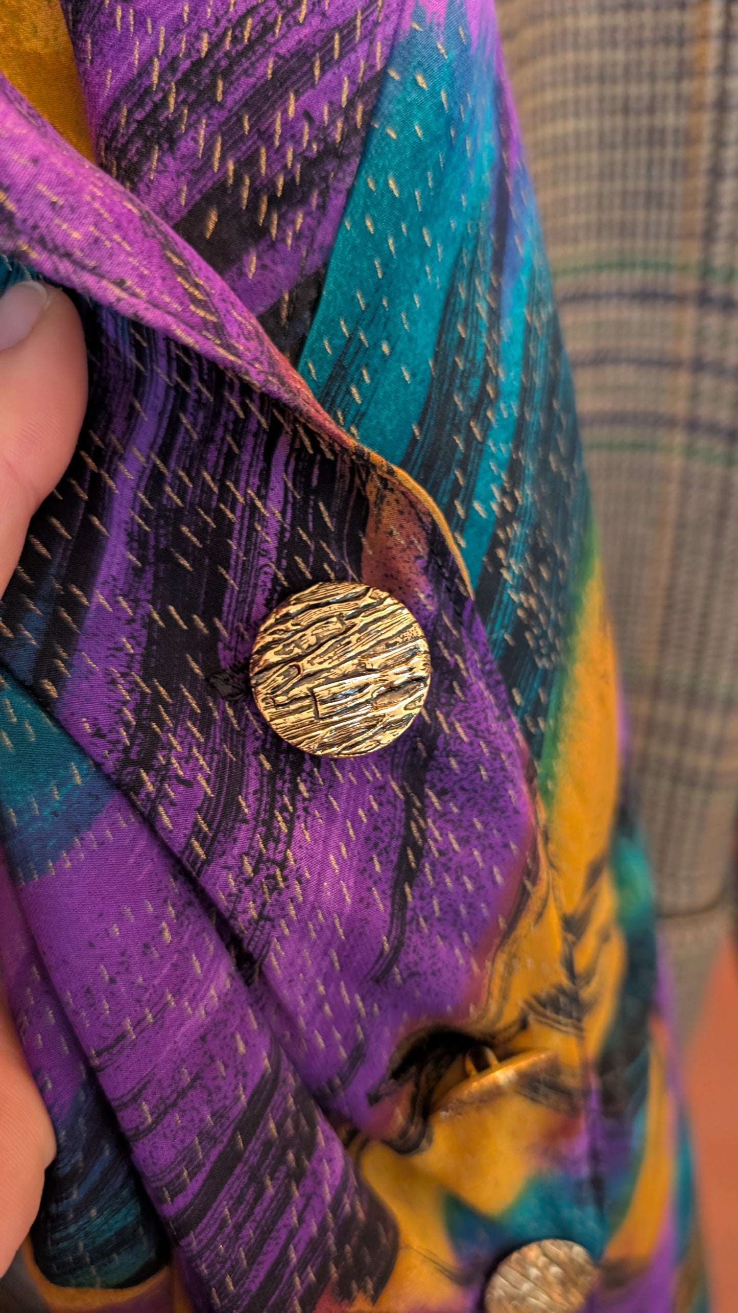 Combinaison soie 80s T36