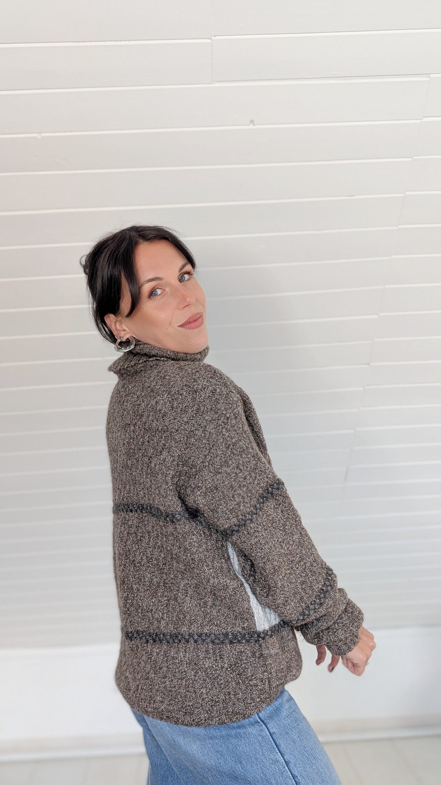 Pull laine et alpaca T40-42
