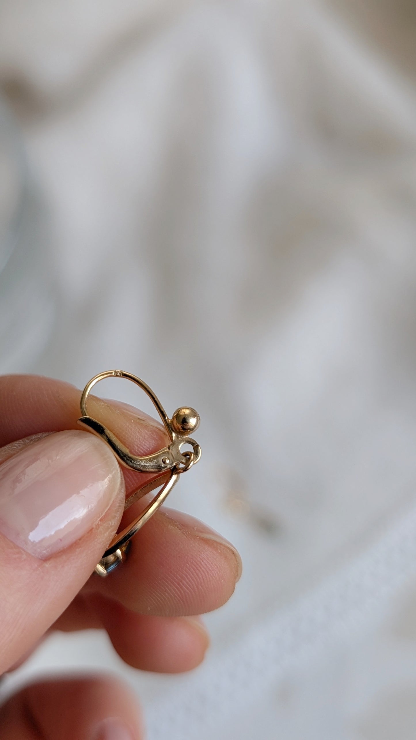 Boucles d'oreilles plaquées or poinçon