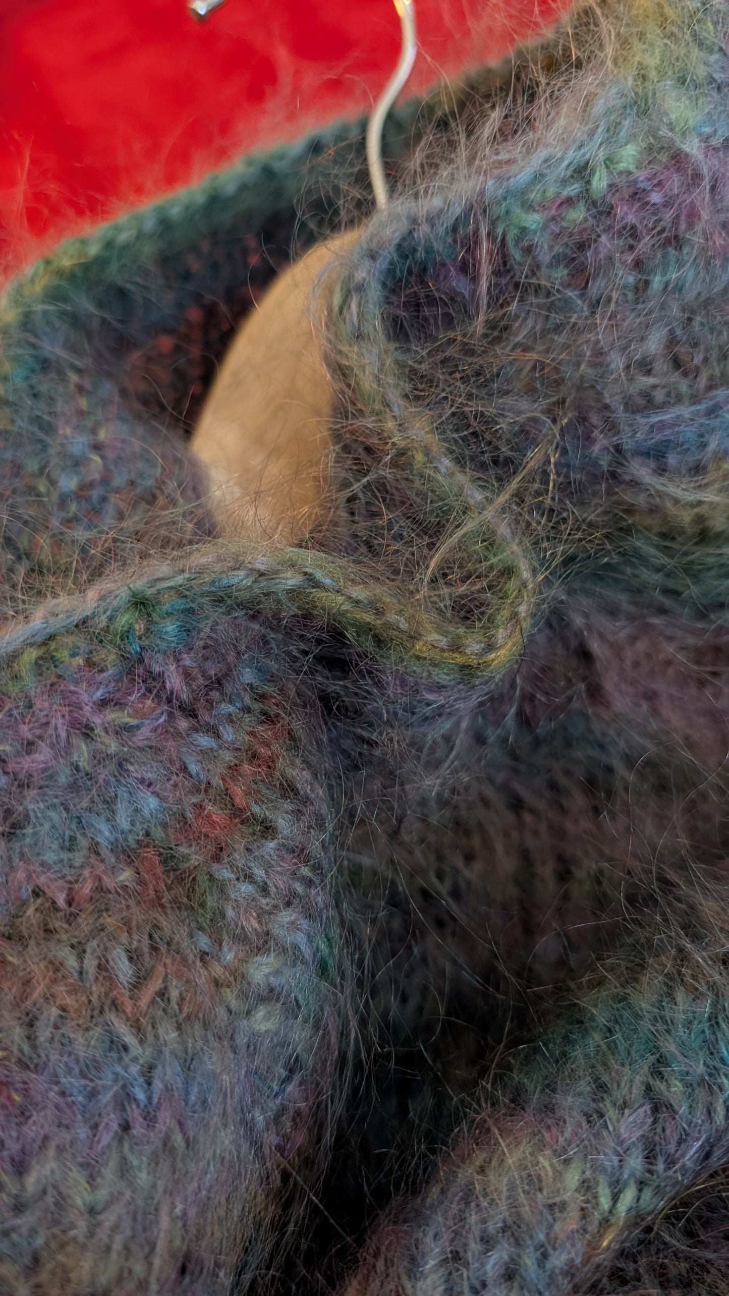 Robe/pull laine mohair taille du 34 au 40