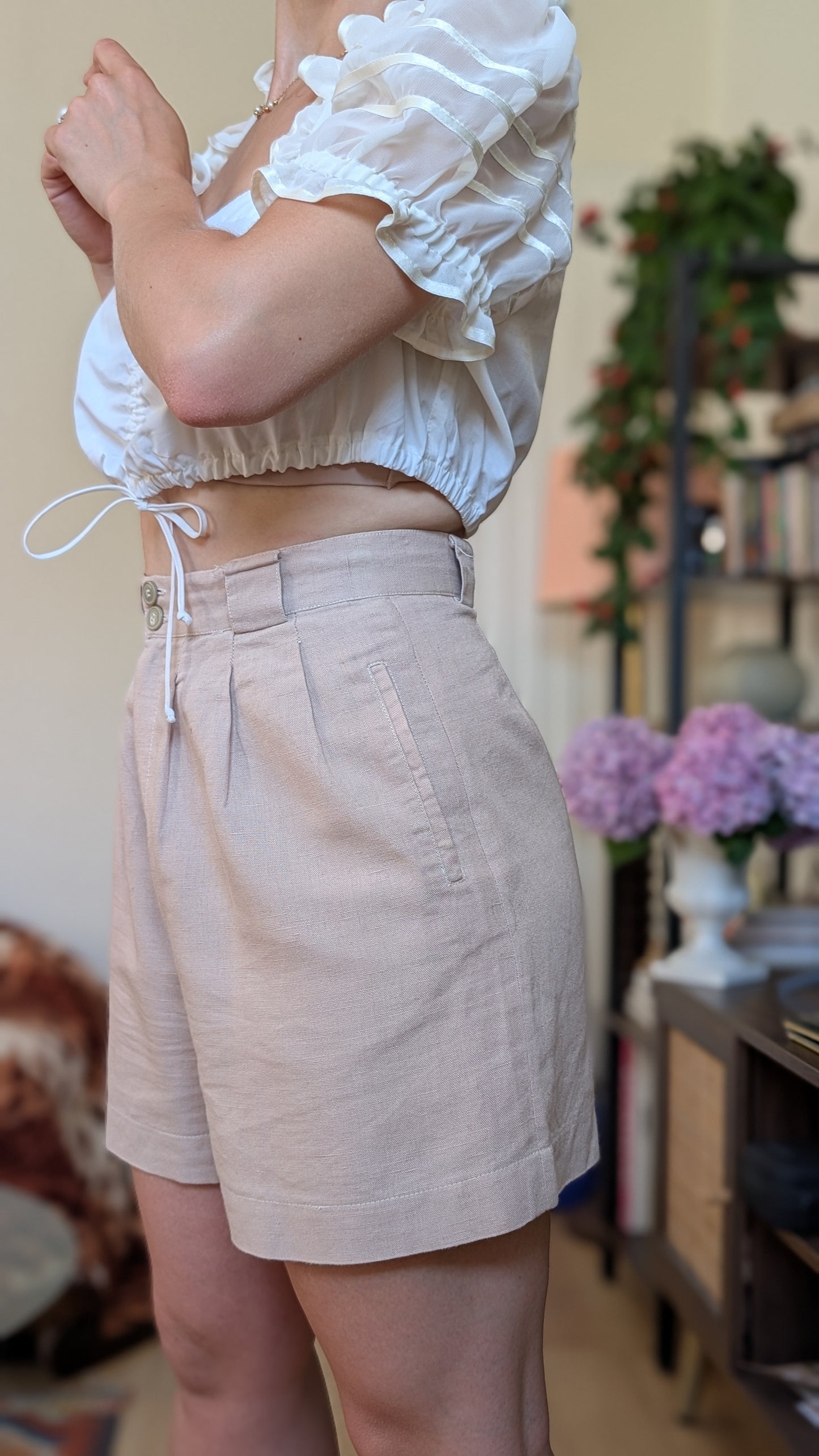 Short coton et lin 80s T36